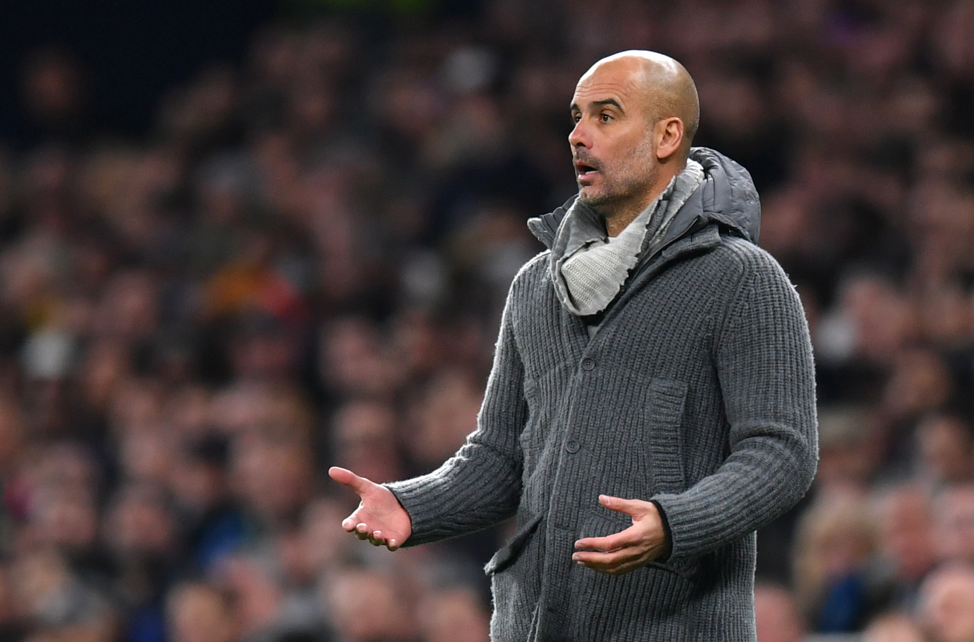 Pep Guardiola has a near-full strength squad at his disposal. (Photo by Dan Mullan/Getty Images)