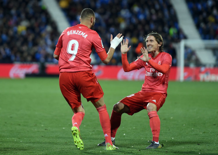 Modric provided the assist for Benzema's goal. (Photo by Denis Doyle/Getty Images)