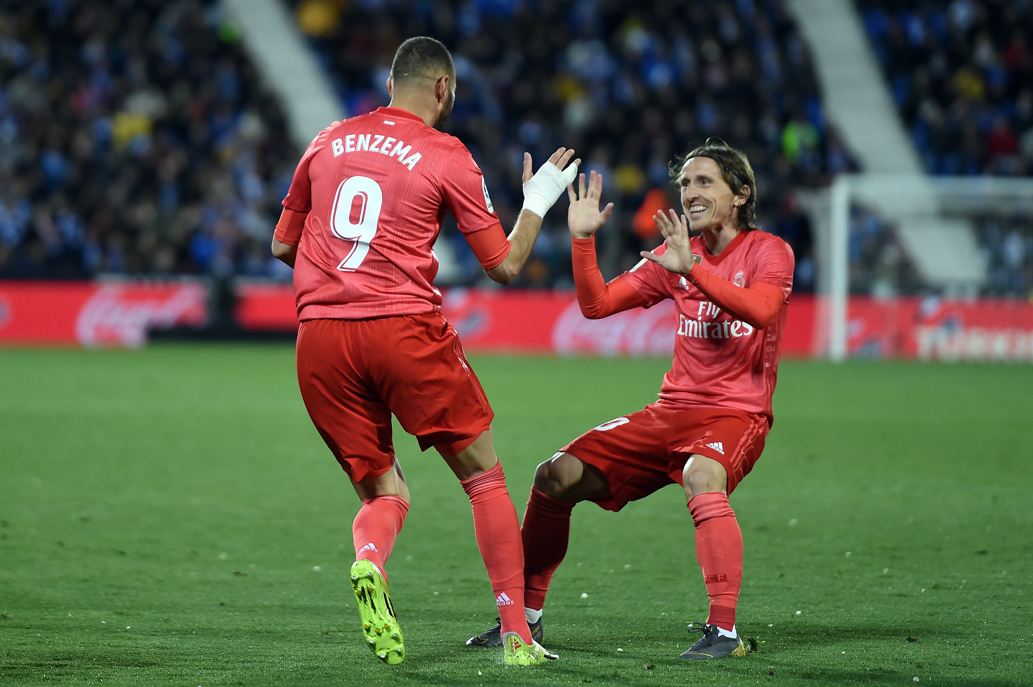 Modric provided the assist for Benzema's goal. (Photo by Denis Doyle/Getty Images)