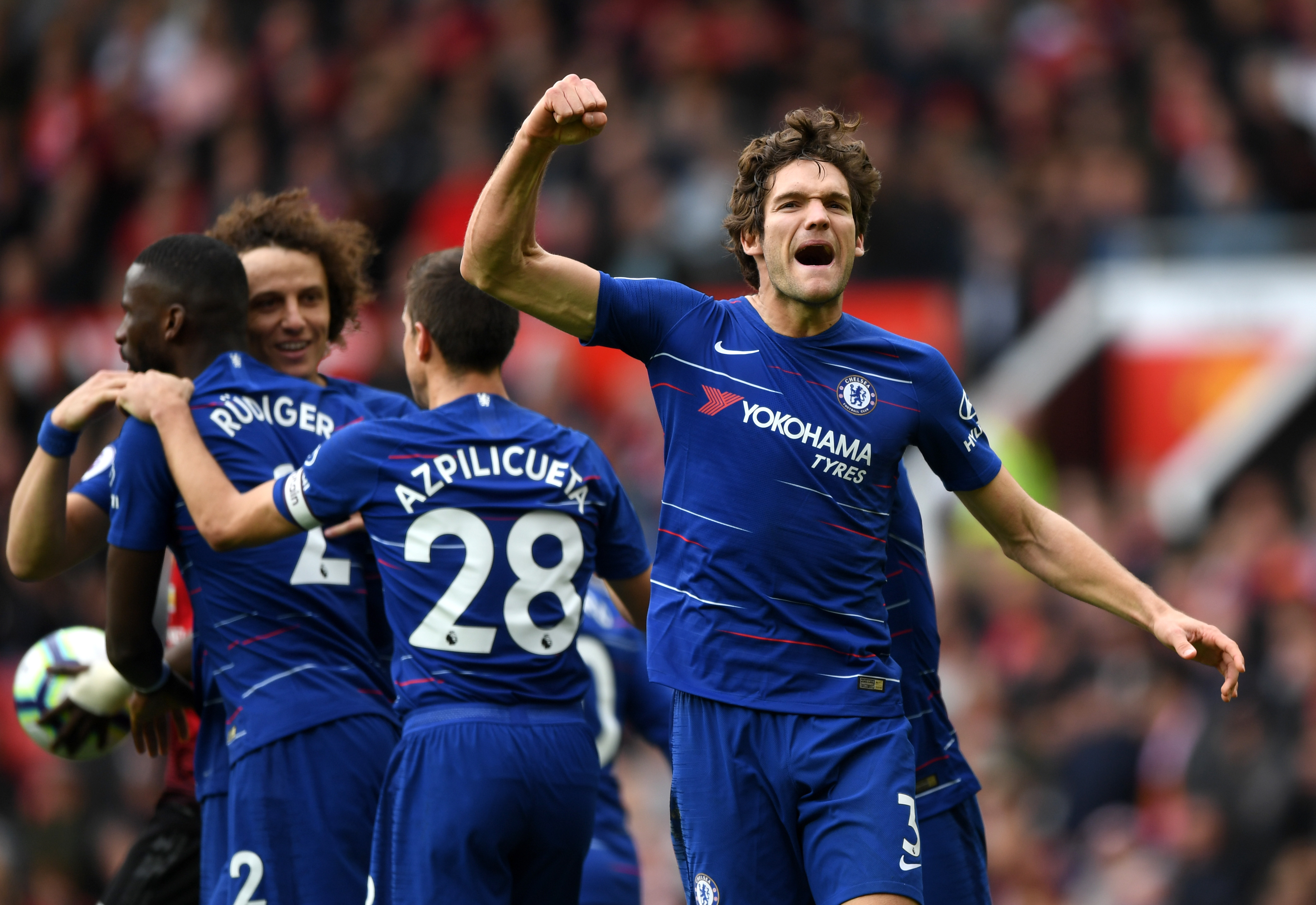 Alonso showed great reaction to score the equalizer (Photo by Shaun Botterill/Getty Images)