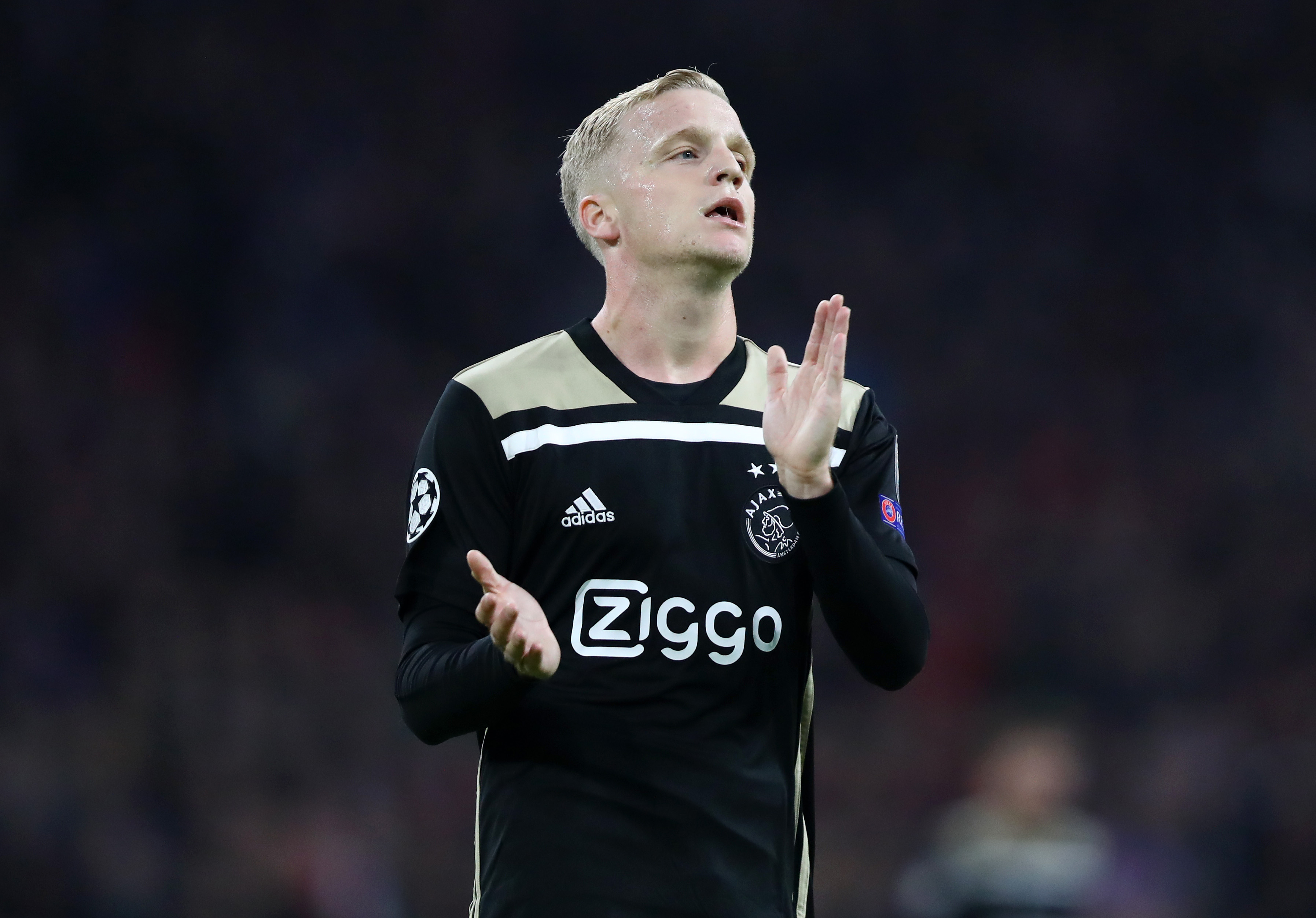 Could van de Beek be turning out for one of his Champions League victims soon? (Photo by Dean Mouhtaropoulos/Getty Images)