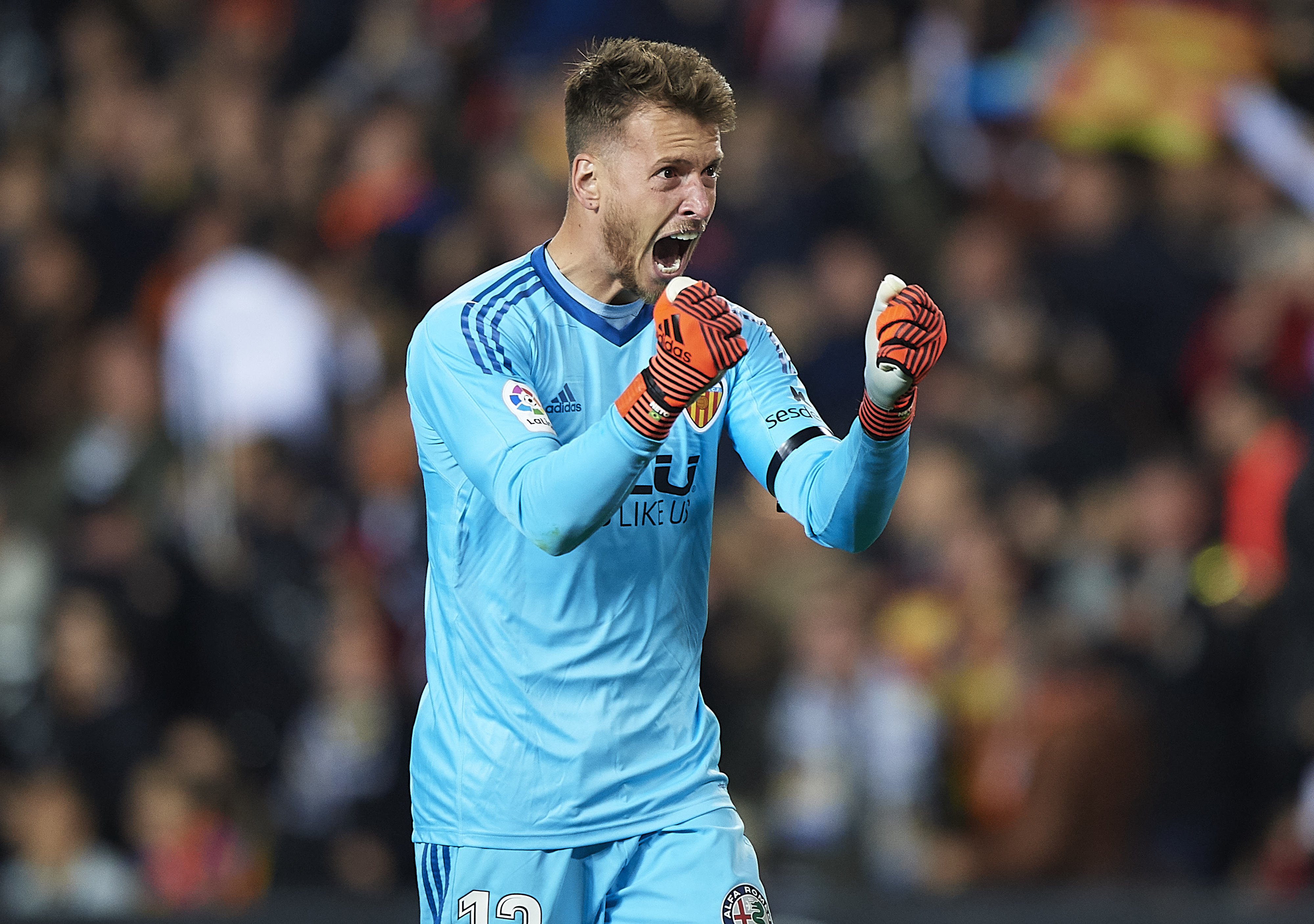 Neto is enjoying his life and football at Valencia. (Picture Courtesy - AFP/Getty Images)