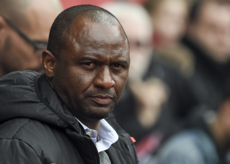Patrick Vieira's Crystal Palace have been great defensively this season (Stade Rennais FC) and Nice (OGC Nice) at the Roazhon Park stadium in Rennes, western France, on April 14, 2019. (Photo by Sebastien SALOM-GOMIS / AFP)        (Photo credit should read SEBASTIEN SALOM-GOMIS/AFP/Getty Images)