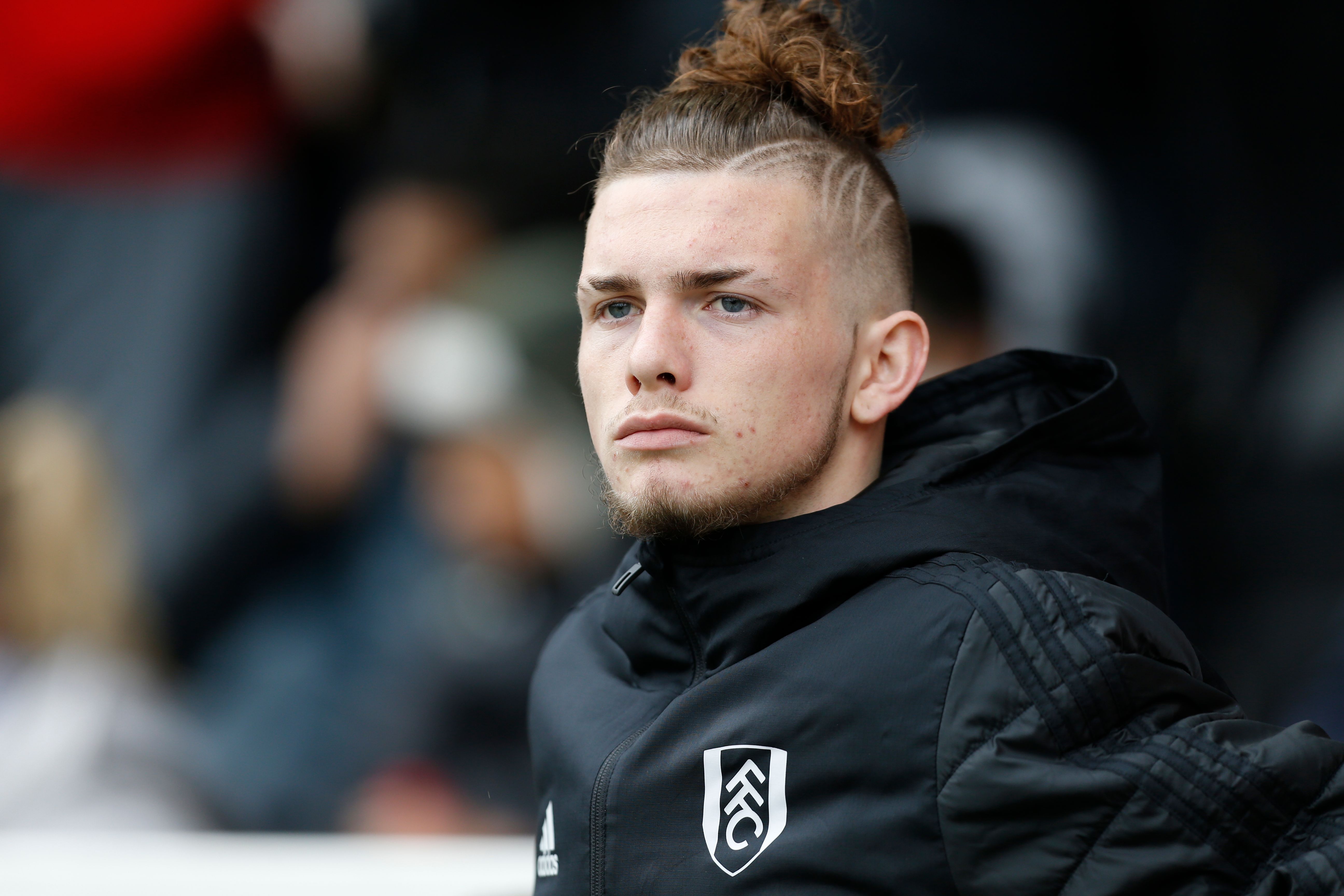 Fulham's 16-year-old player Harvey Elliott takes his place on the bench for the English Premier League football match between Fulham and Cardiff City at Craven Cottage in London on April 27, 2019. (Photo by Ian KINGTON / AFP) / RESTRICTED TO EDITORIAL USE. No use with unauthorized audio, video, data, fixture lists, club/league logos or 'live' services. Online in-match use limited to 120 images. An additional 40 images may be used in extra time. No video emulation. Social media in-match use limited to 120 images. An additional 40 images may be used in extra time. No use in betting publications, games or single club/league/player publications. /         (Photo credit should read IAN KINGTON/AFP/Getty Images)