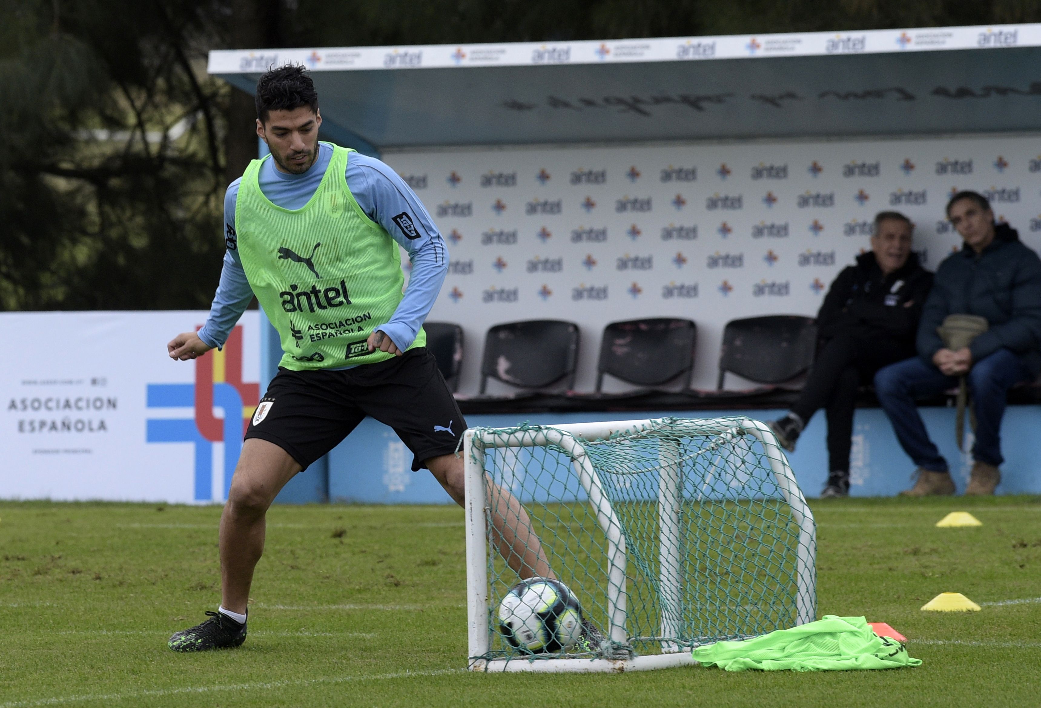 Uruguay's main man (Photo by Miguel Rojo/AFP/Getty Images)