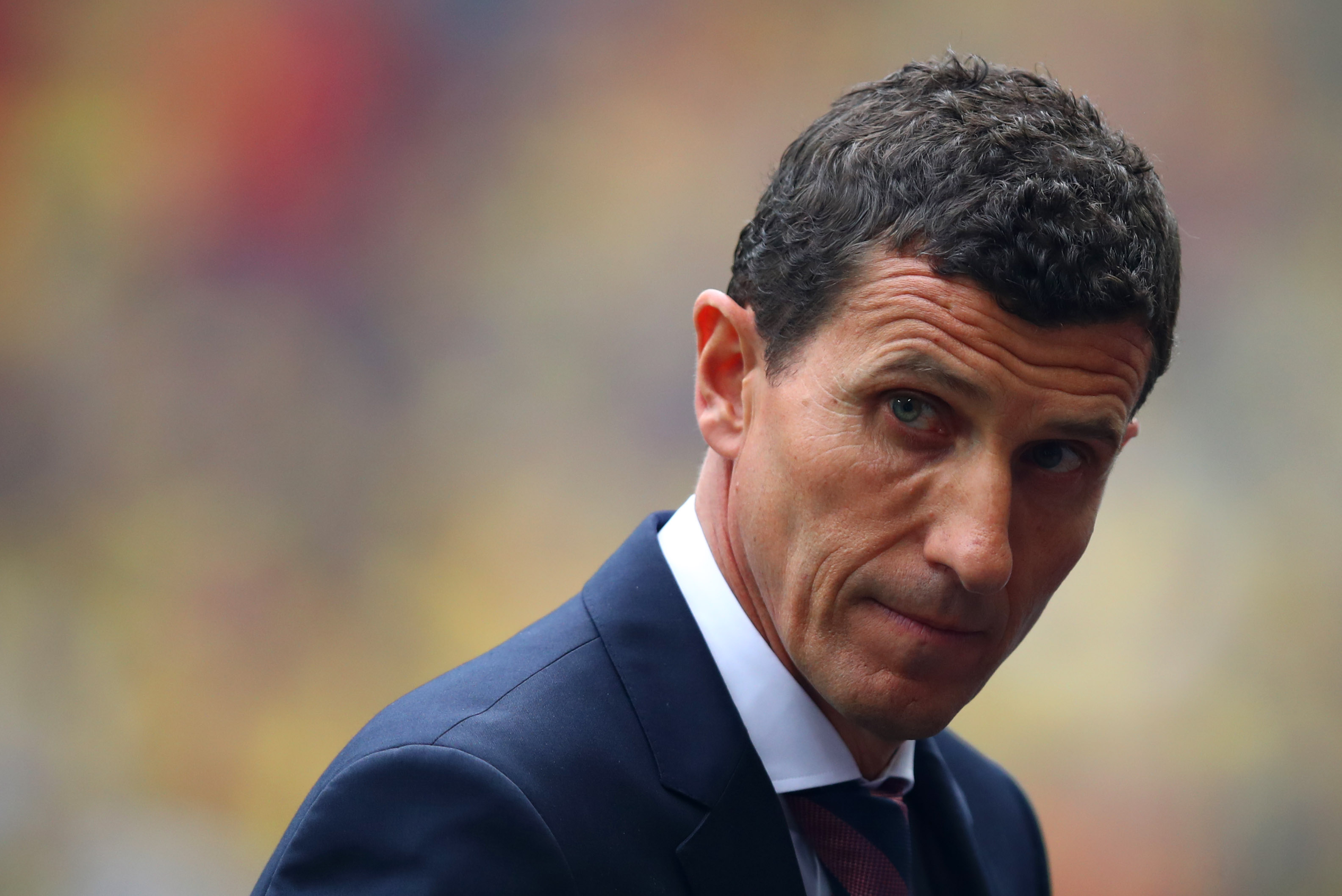 Javi Gracia is getting the job done at Leeds United. (Photo by Julian Finney/Getty Images)