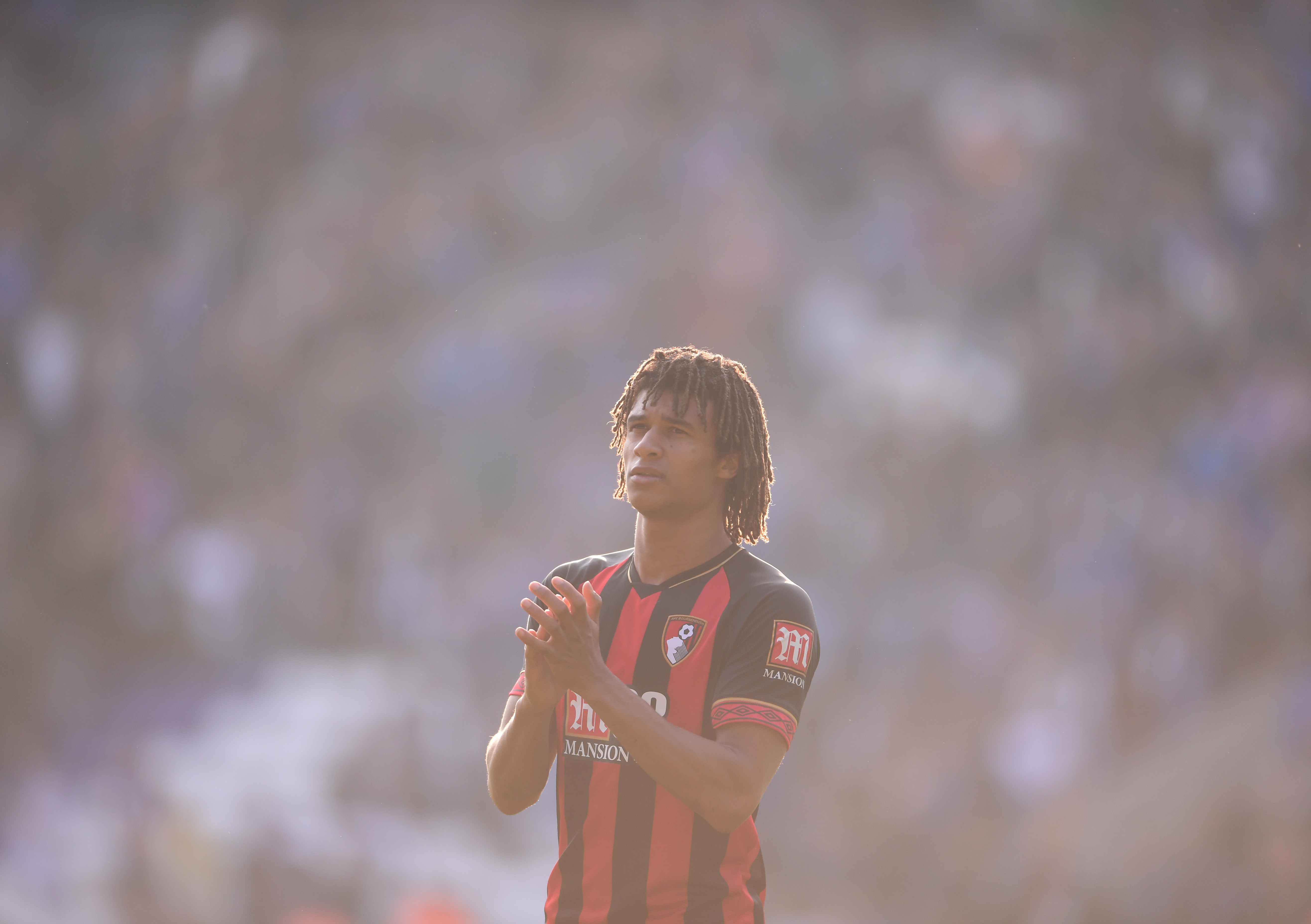 LEICESTER, ENGLAND - MARCH 30: Nathan Ake of Bournemouth looks on during the Premier League match between Leicester City and AFC Bournemouth at The King Power Stadium on March 30, 2019 in Leicester, United Kingdom. (Photo by Laurence Griffiths/Getty Images)