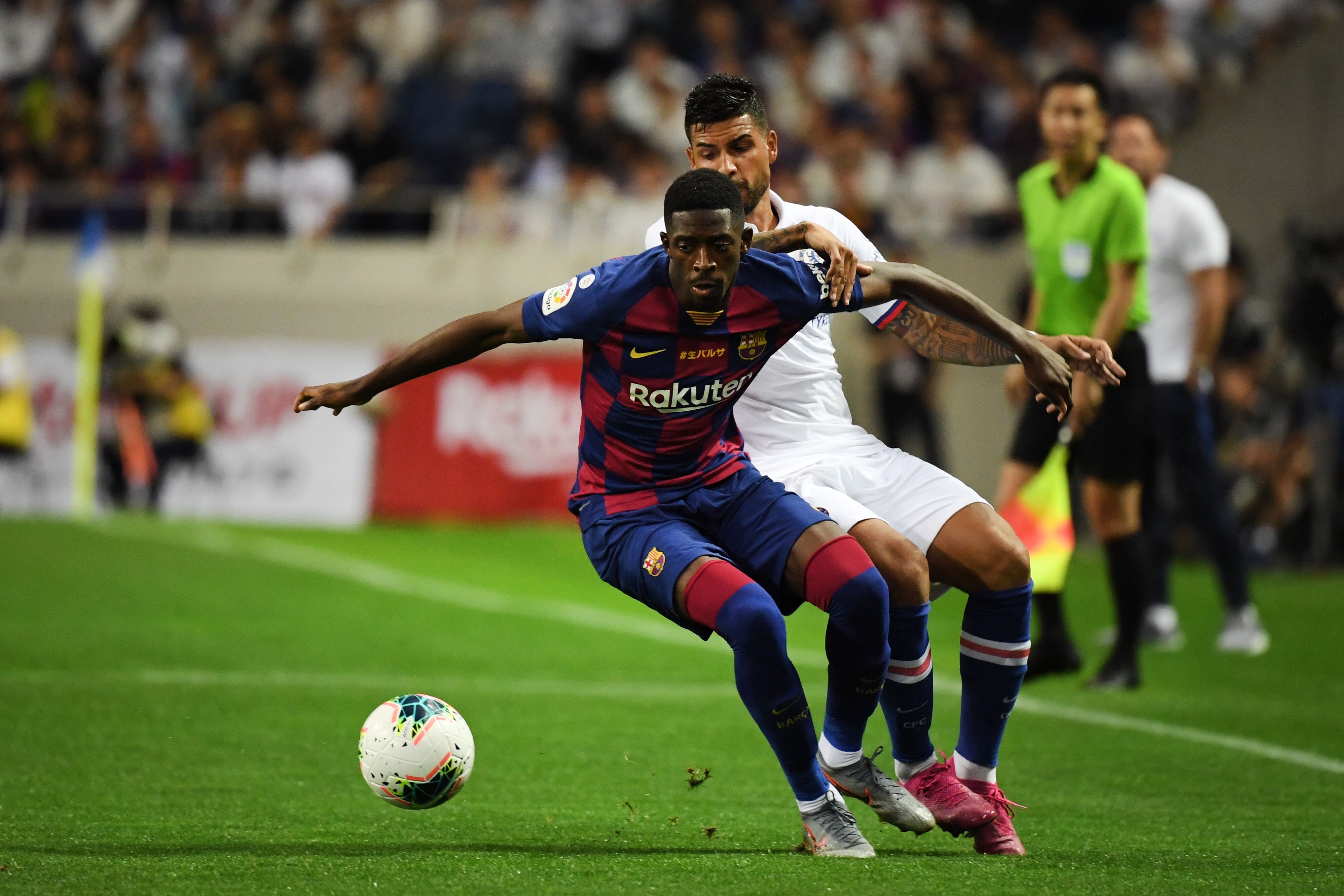 Does Dembele have a future at Barcelona? (Photo by TOSHIFUMI KITAMURA/AFP/Getty Images)