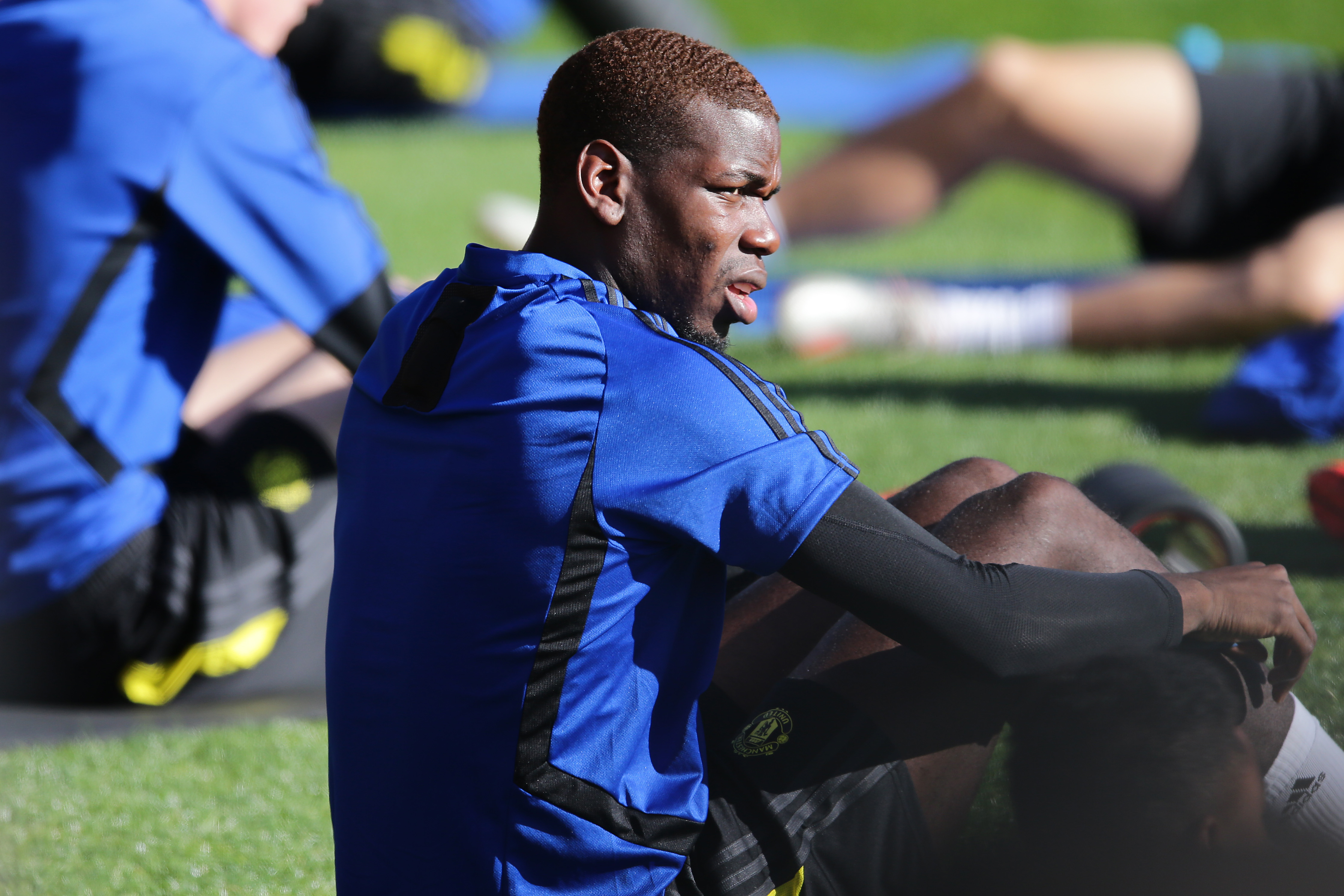 PERTH, AUSTRALIA - JULY 09: Paul Pogba of Manchester United during a Manchester United training session at WACA on July 09, 2019 in Perth, Australia. (Photo by Will Russell/Getty Images)