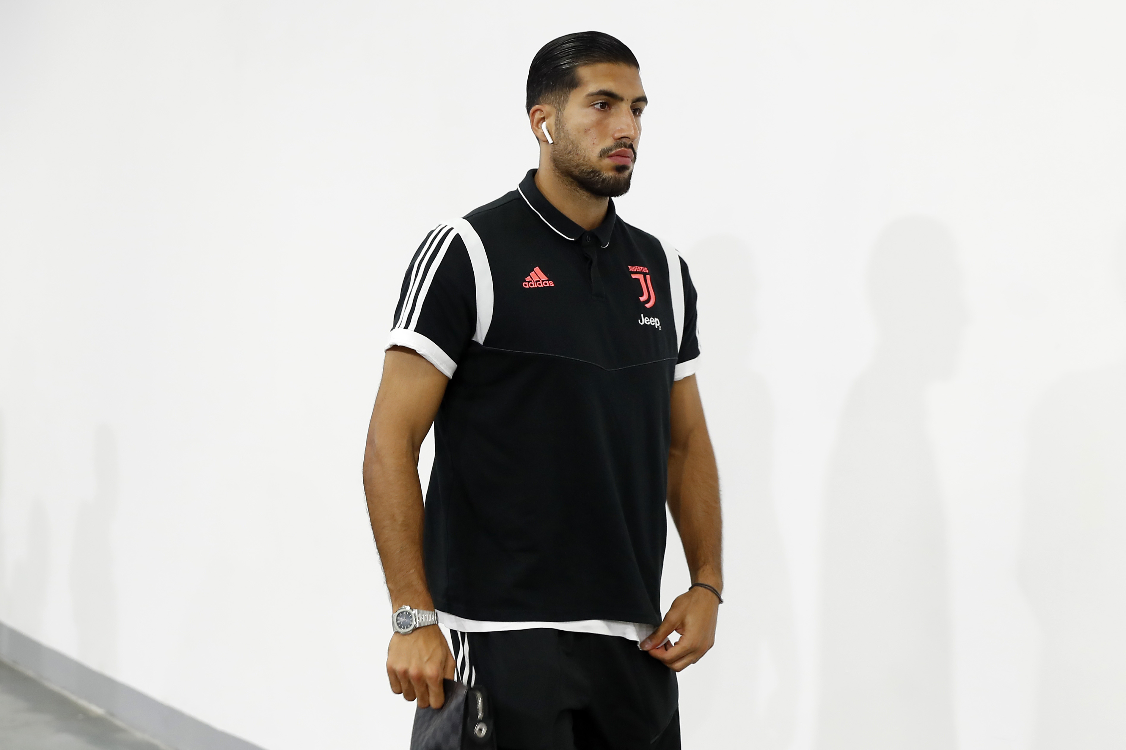 NANJING, CHINA - JULY 24: Emre Can of Juventus is seen on arrival at the stadium prior to the International Champions Cup match between Juventus and FC Internazionale at the Nanjing Olympic Center Stadium on July 24, 2019 in Nanjing, China. (Photo by Fred Lee/Getty Images)