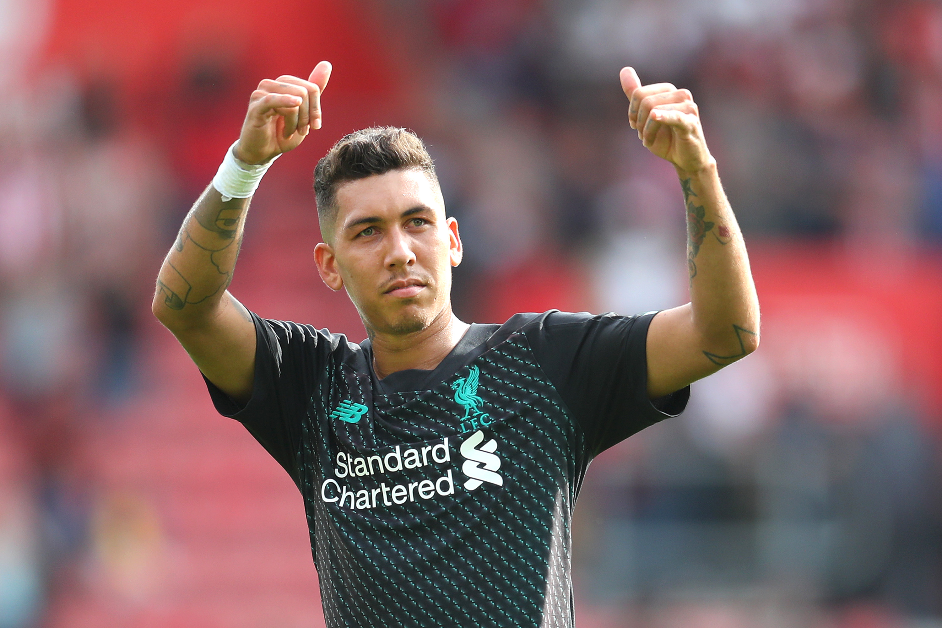 Roberto Firmino will leave Liverpool in the summer. (Photo by Catherine Ivill/Getty Images)