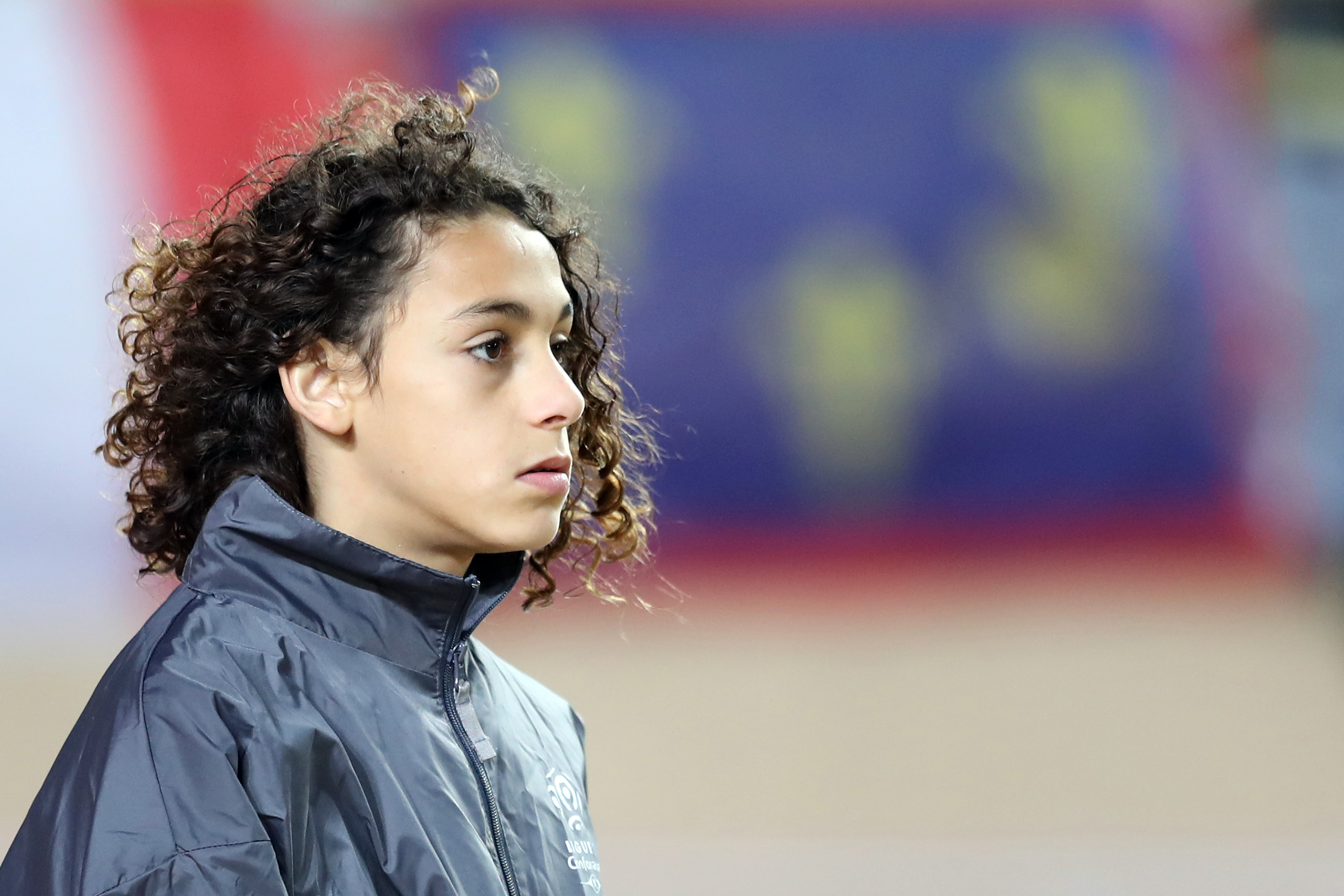 French player Amara Djelassi looks on, prior to the French L1 football match between Monaco and Angers at the "Louis II" Stadium in Monaco on December 2, 2017. (Photo by VALERY HACHE / AFP) / The erroneous mention[s] appearing in the metadata of this photo by VALERY HACHE has been modified in AFP systems in the following manner: [Amara Djelassi ] instead of [Hannibal Mejbri]. Please immediately remove the erroneous mention[s] from all your online services and delete it (them) from your servers. If you have been authorized by AFP to distribute it (them) to third parties, please ensure that the same actions are carried out by them. Failure to promptly comply with these instructions will entail liability on your part for any continued or post notification usage. Therefore we thank you very much for all your attention and prompt action. We are sorry for the inconvenience this notification may cause and remain at your disposal for any further information you may require.        (Photo credit should read VALERY HACHE/AFP/Getty Images)