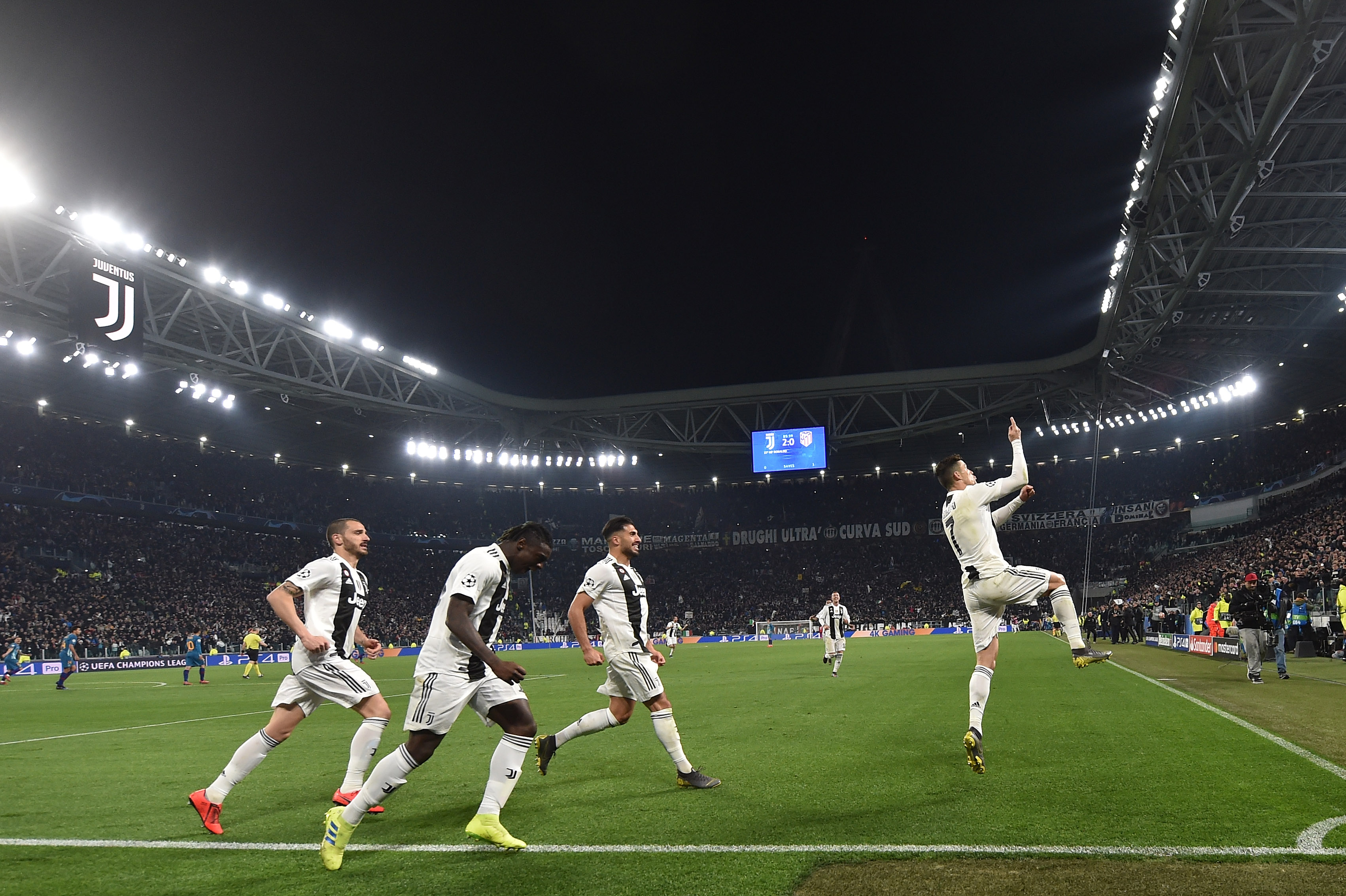 A Cristiano Ronaldo hat-trick condemned Atletico Madrid to a Round of 16 exit at the hands of Juventus last season. (Photo by Tullio M. Puglia/Getty Images)