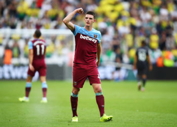Manchester United and Chelsea will need to fork out a king's ransom of £100million for West Ham United star Declan Rice