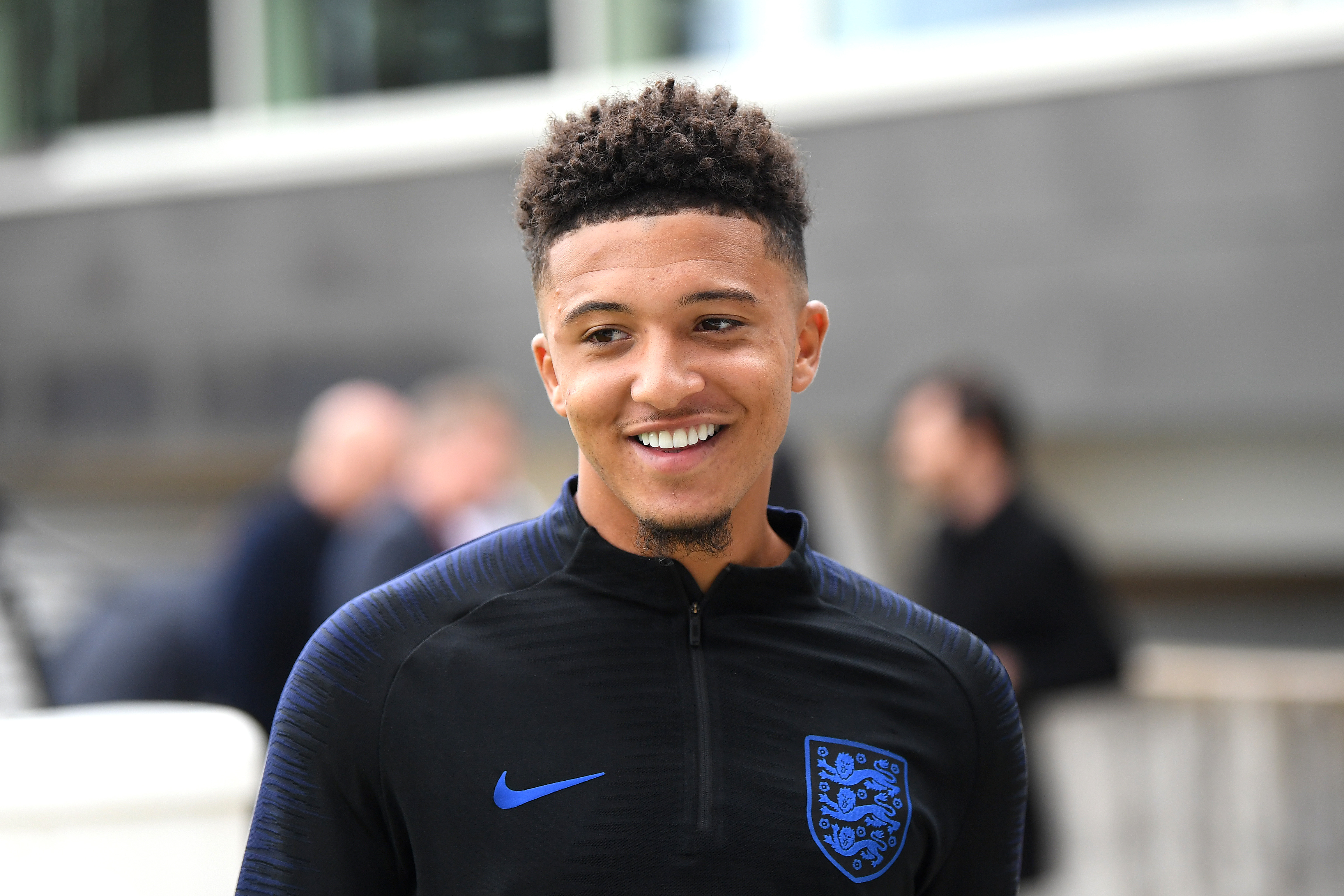 Manchester United or Liverpool? What will it be for Jadon Sancho? (Photo by Michael Regan/Getty Images)