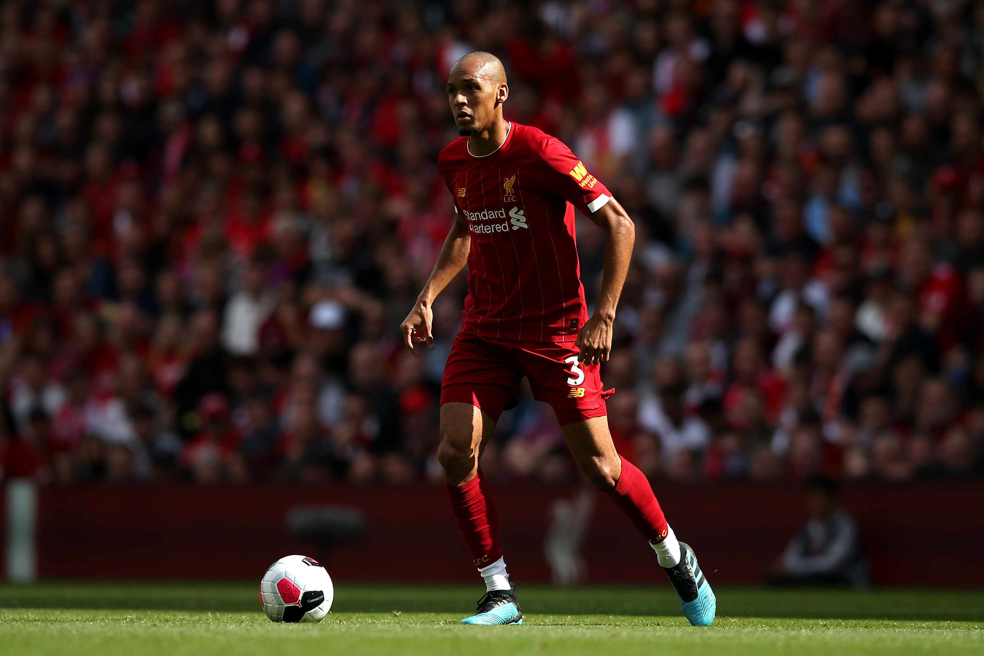Fabinho not concerned by rivals' transfer activity (Photo by Jan Kruger/Getty Images)