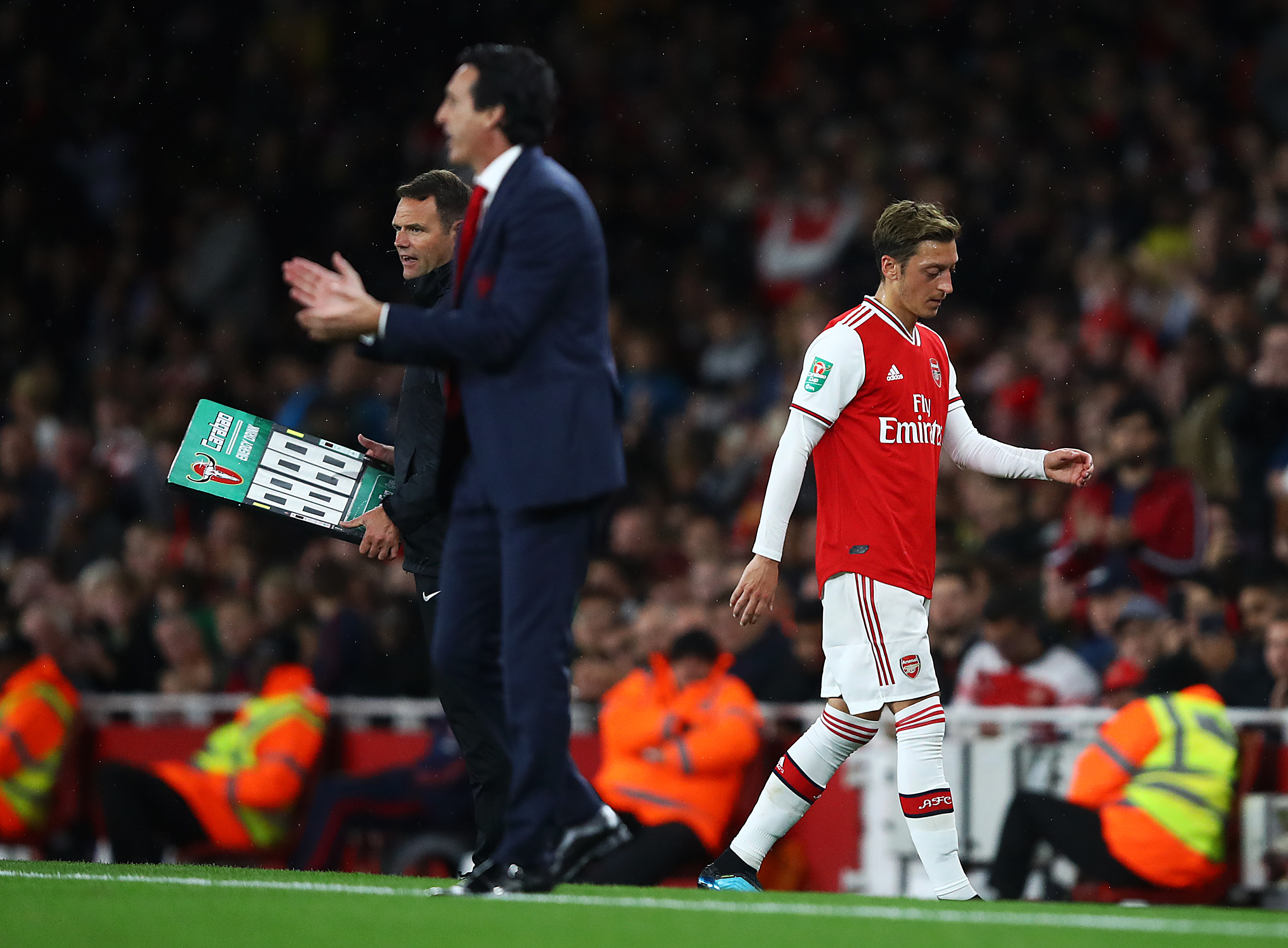 Emery's treatment of Ozil has been appalling. (Photo by Julian Finney/Getty Images)