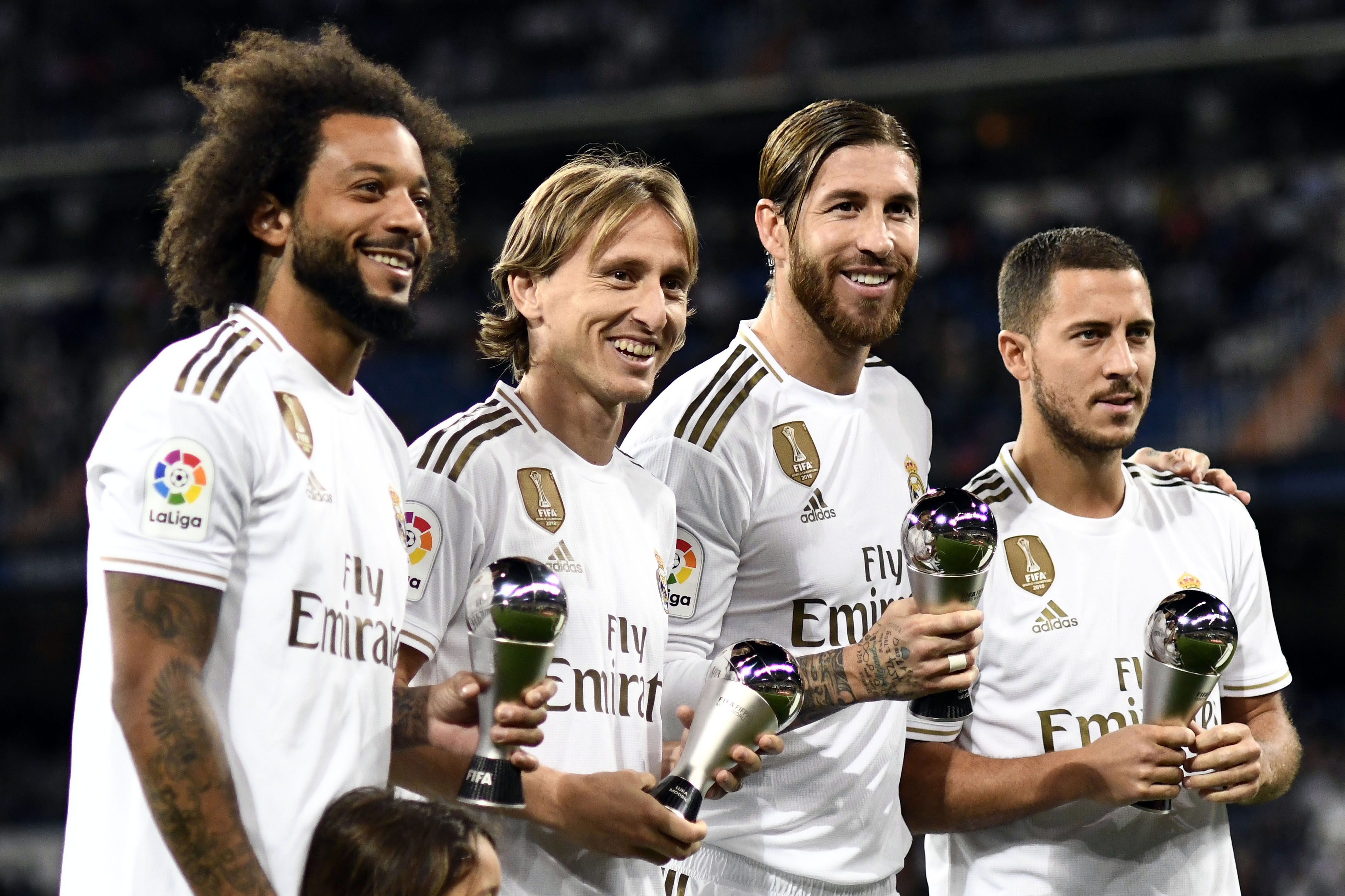 Zidane got the best out of Marcelo, Luka Modric and Sergio Ramos. (Photo by Oscar del Pozo/AFP/Getty Images)