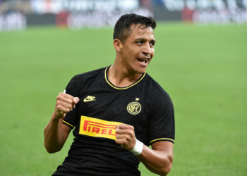 Alexis Sanchez is one of five Inter Milan players unavailable for the visit of Spezia. (Photo by Paolo Rattini/Getty Images)