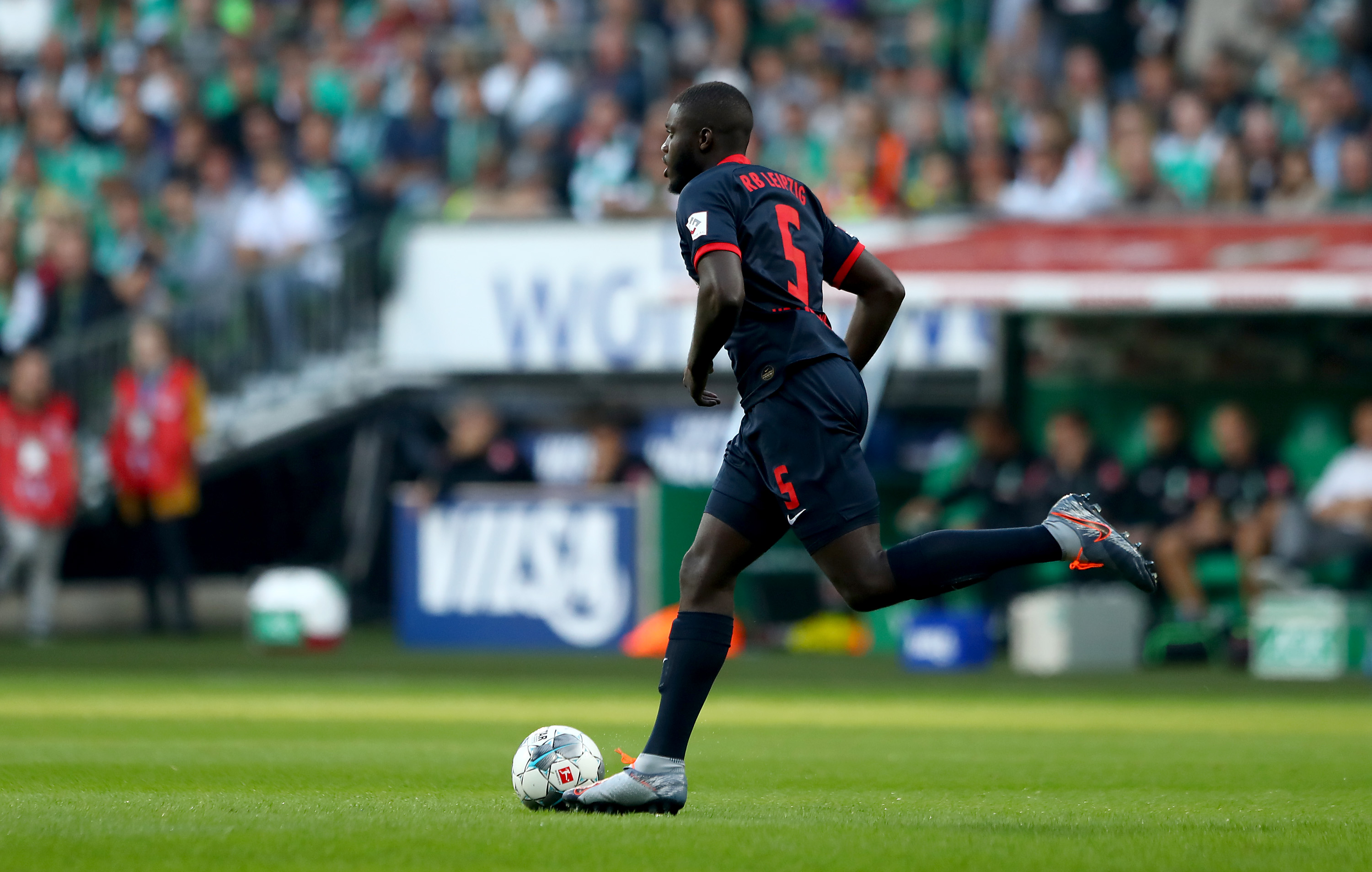 Dayot Upamecano needs to step up.  (Photo by Martin Rose/Bongarts/Getty Images)