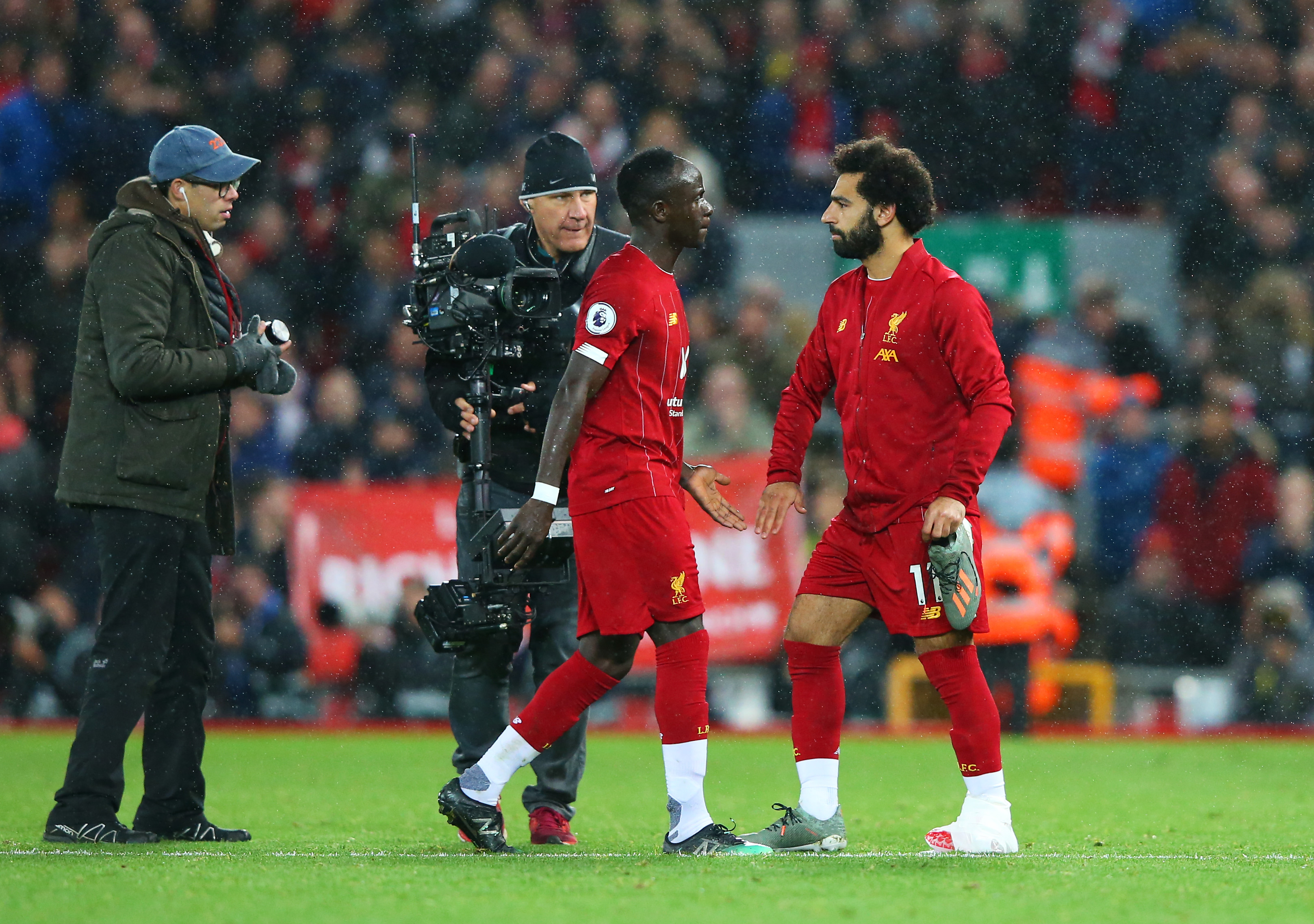 Mane facilitated Salah's winner. (Photo by Alex Livesey/Getty Images)