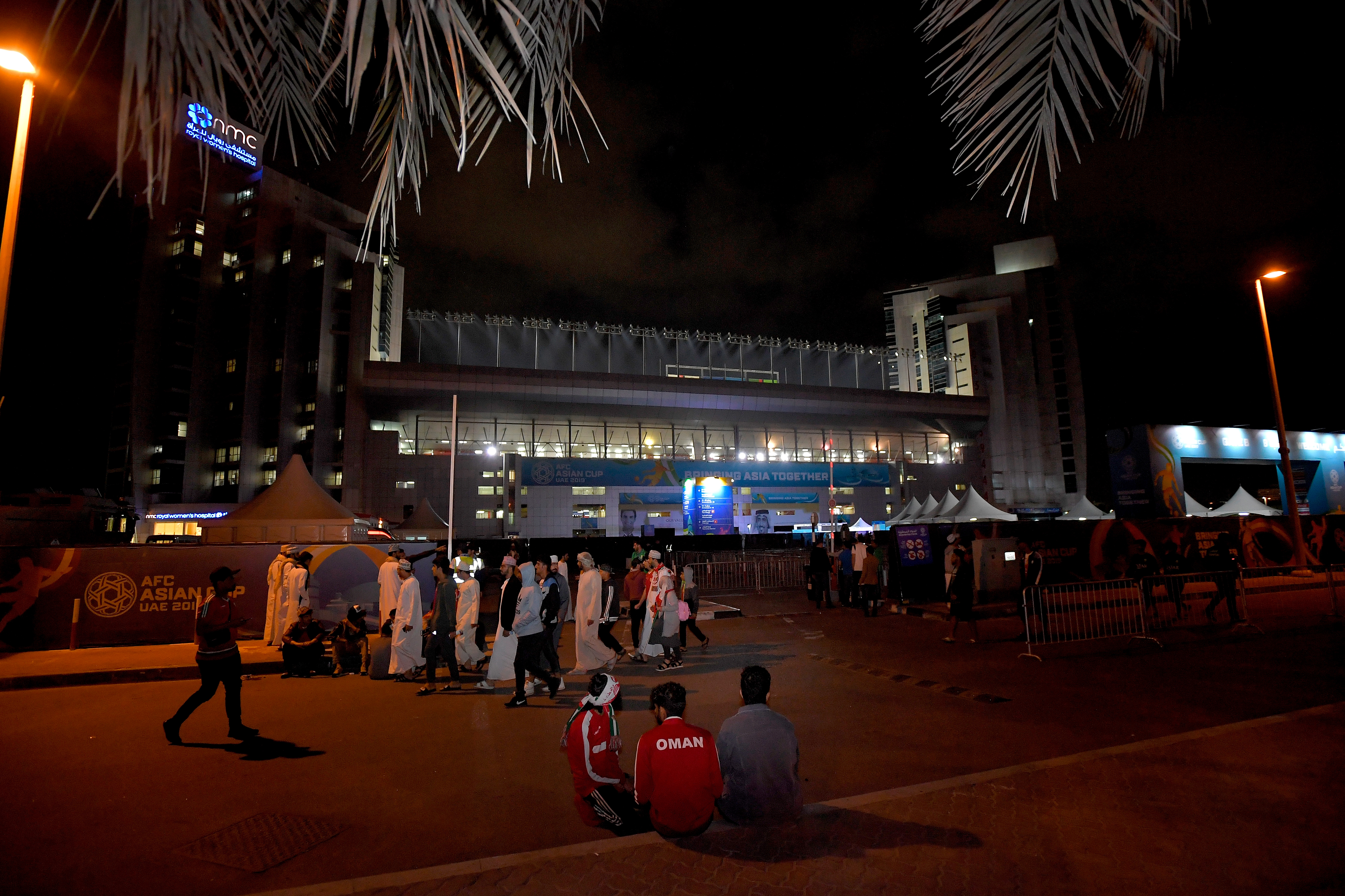 ABU DHABI, UNITED ARAB EMIRATES - JANUARY 20:  Fans wait outside the stadium ahead of the AFC Asian Cup round of 16 match between Iran and Oman at Mohammed Bin Zayed Stadium on January 20, 2019 in Abu Dhabi, United Arab Emirates.  (Photo by Koki Nagahama/Getty Images)