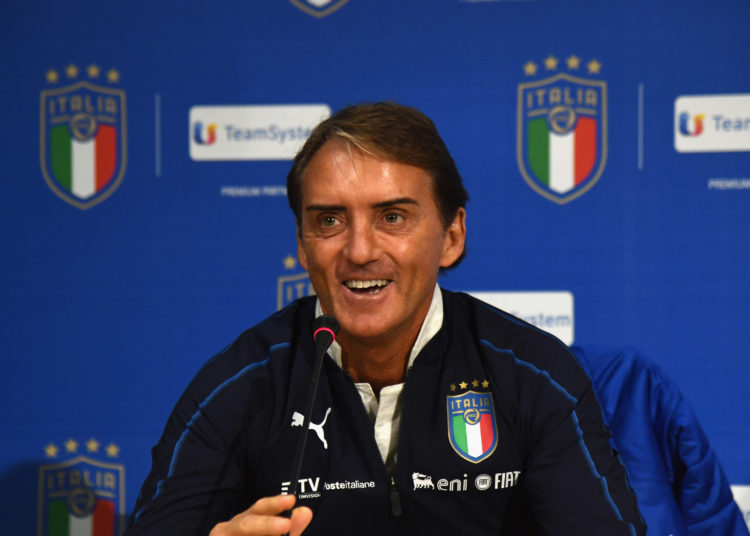 Roberto Mancini has been inspirational as the Italy head coach. (Photo by Claudio Villa/Getty Images)