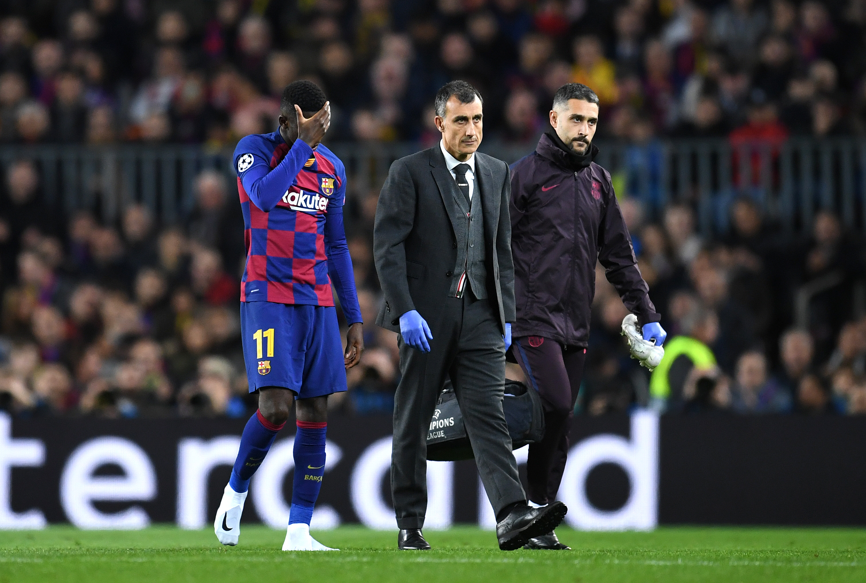 Injuries have hampered Dembele at Barcelona a great deal. (Photo by David Ramos/Getty Images)