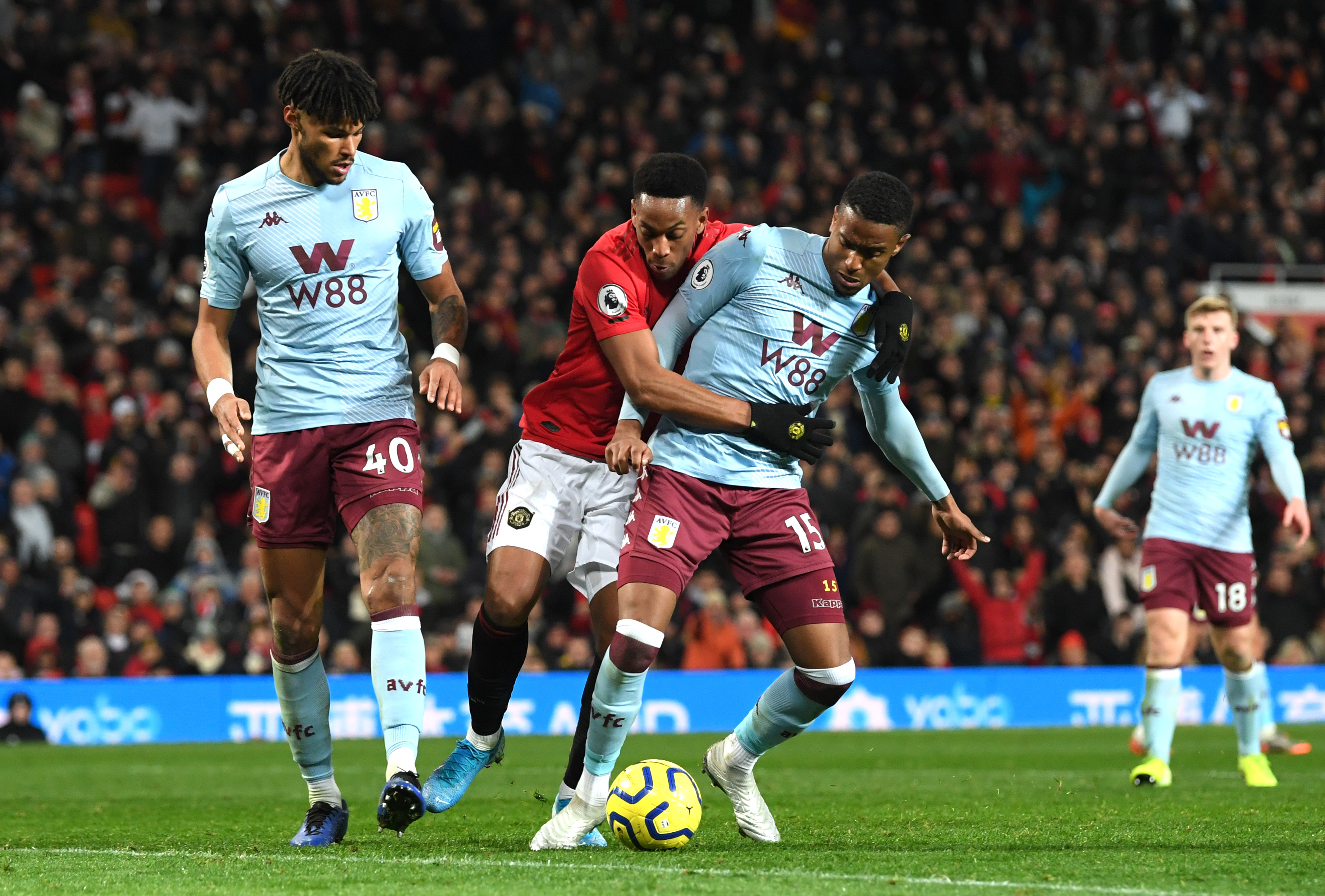 Shut down quite well by Aston Villa defenders. (Picture Courtesy - AFP/Getty Images)