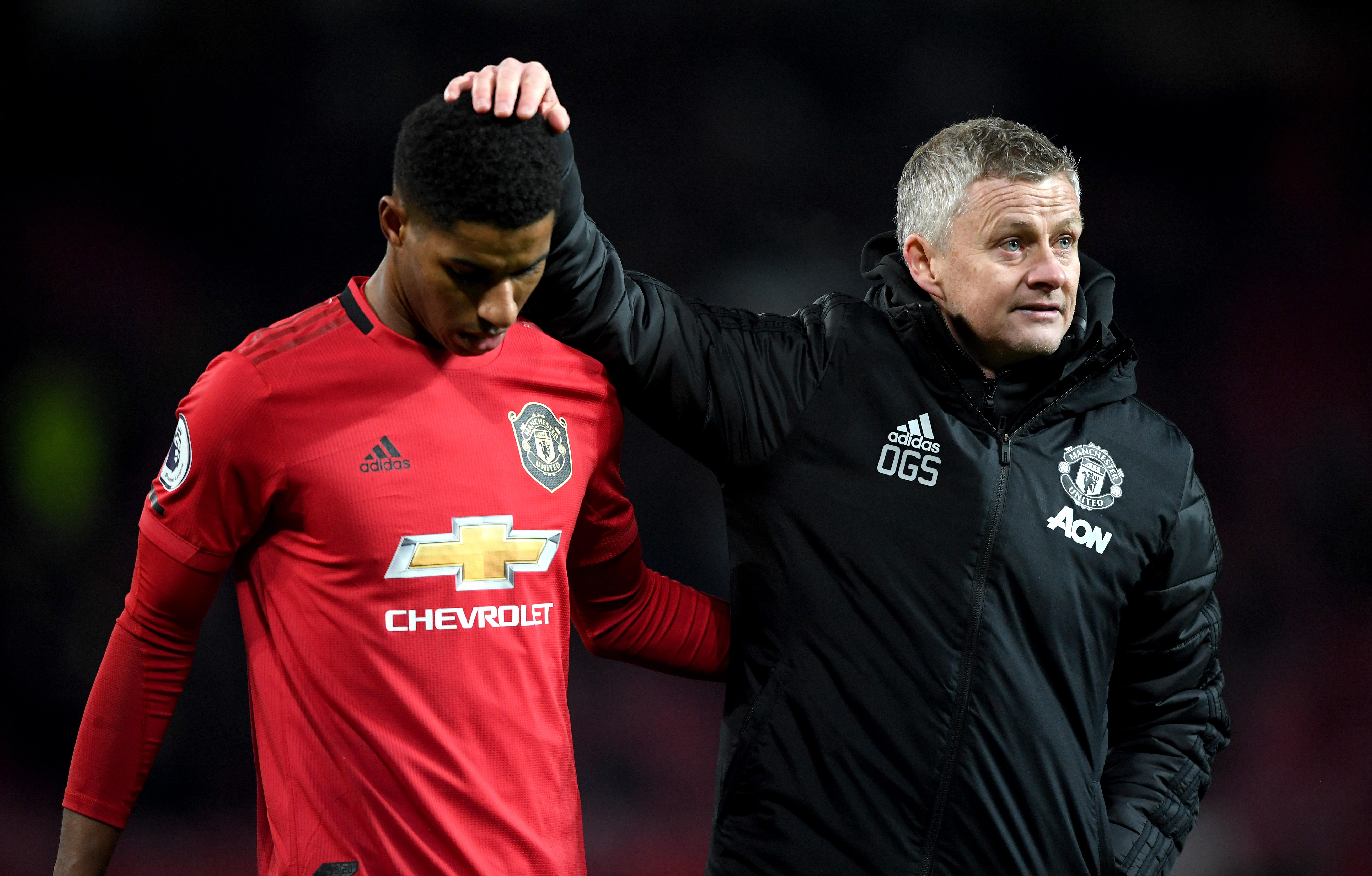 Ole Gunnar Solskjaer is sweating over the fitness of Marcus Rashford. (Photo by Stu Forster/Getty Images)