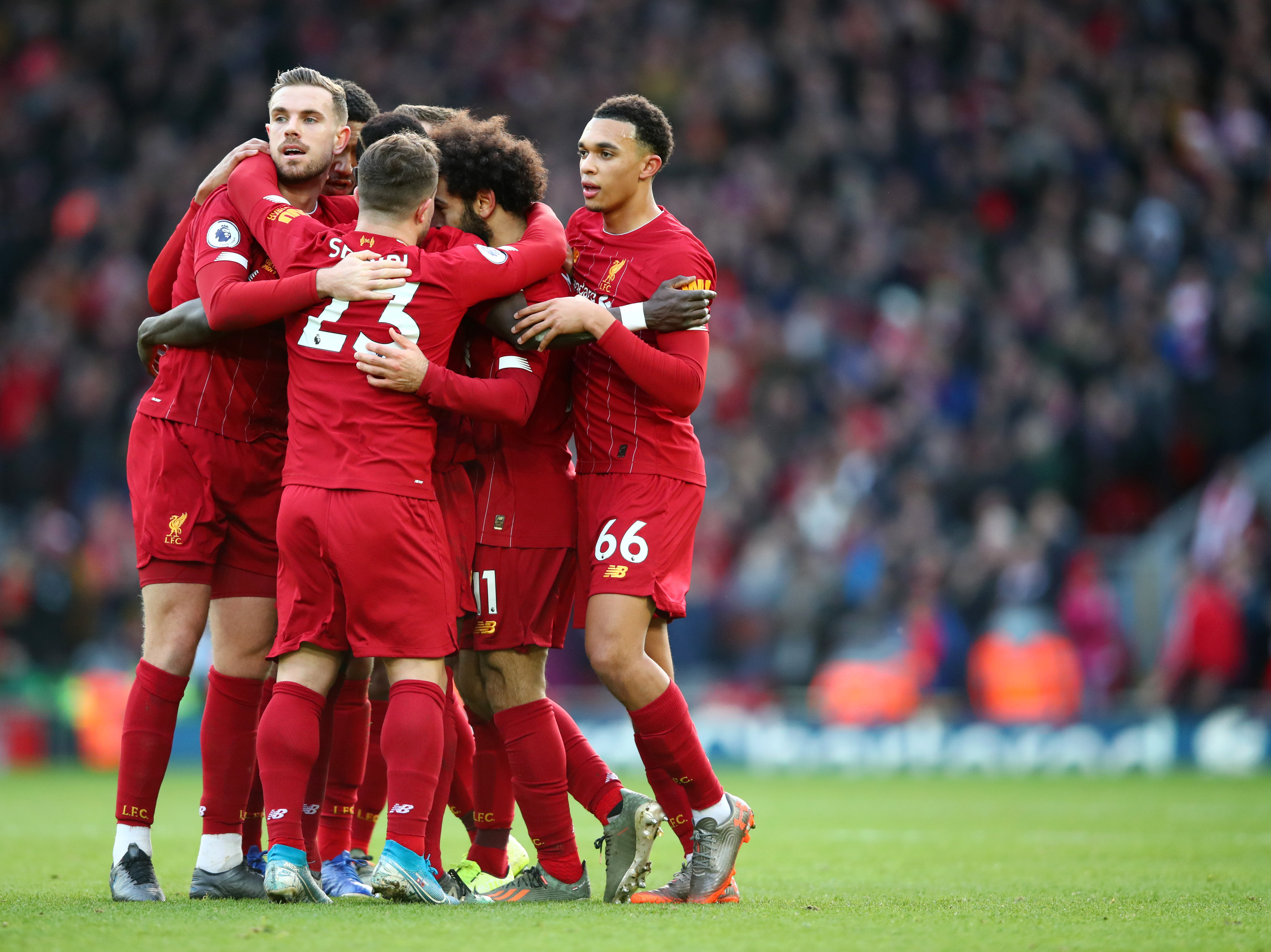 There is no stopping the Reds. (Photo by Clive Brunskill/Getty Images)