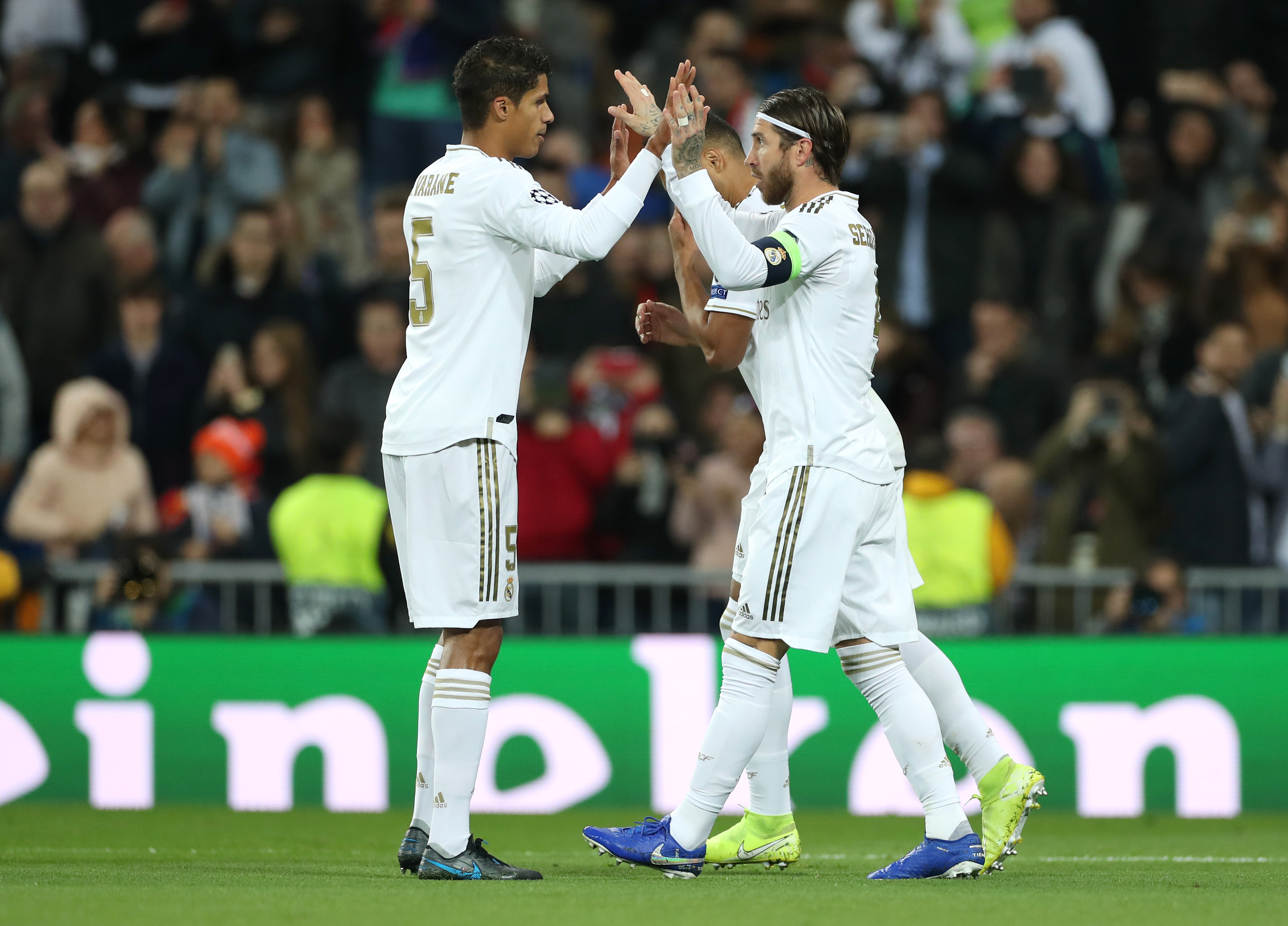 Will Varane rediscover his best with Sergio Ramos by his side? (Photo by Angel Martinez/Getty Images)