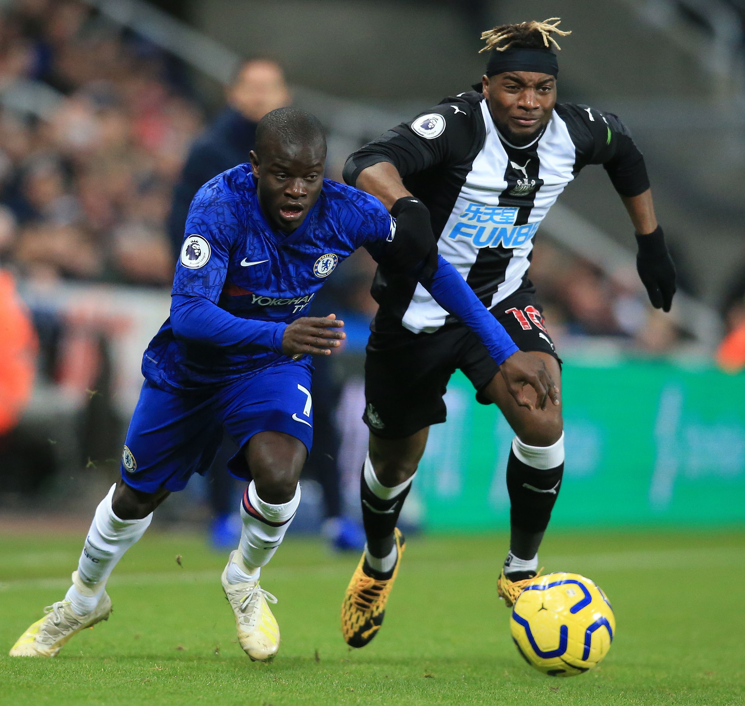 Allan Saint-Maximin will pose a major threat to the Leeds defence (Picture Courtesy - AFP/Getty Images)