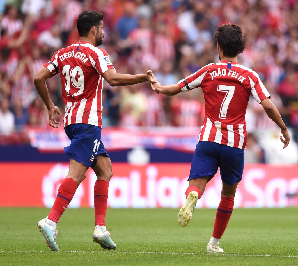 Diego Costa and Joao Felix are both doubts for Atletico (Photo by Denis Doyle/Getty Images)