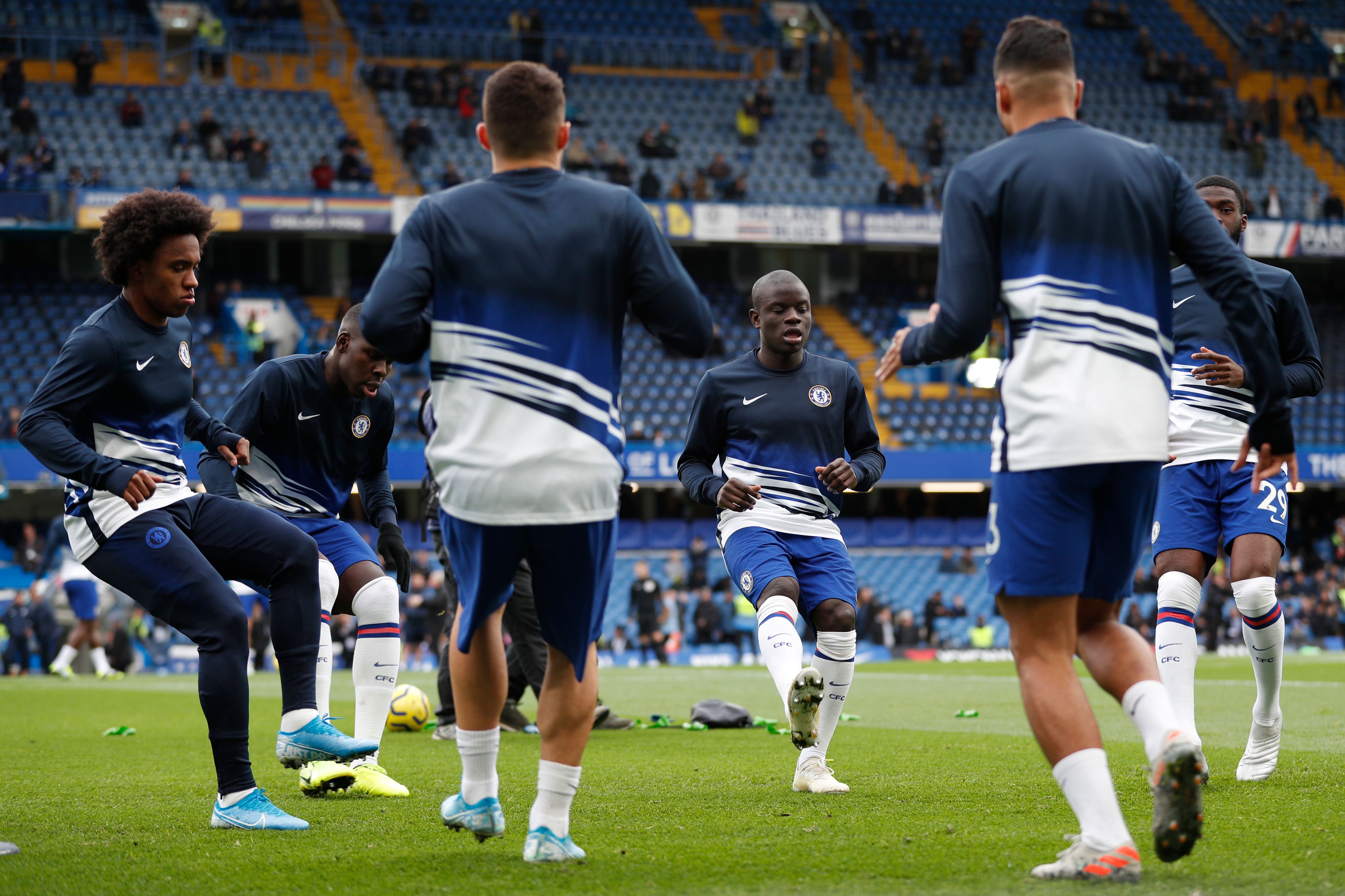 N'Golo Kante misses out once again for Chelsea. (Photo by Adrian Dennis/AFP via Getty Images)