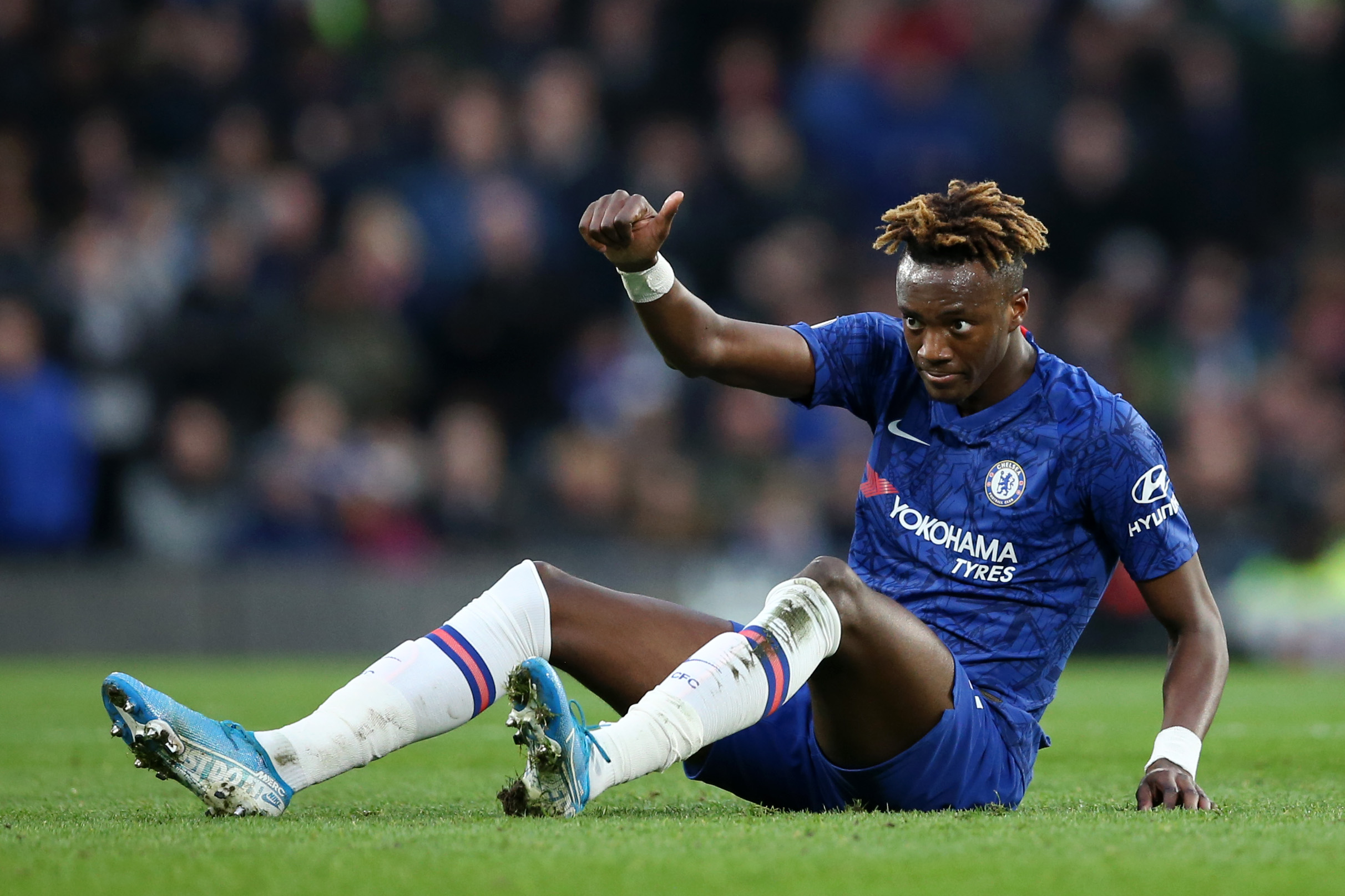Tammy Abraham has previous Premier League experience (Photo by Steve Bardens/Getty Images)