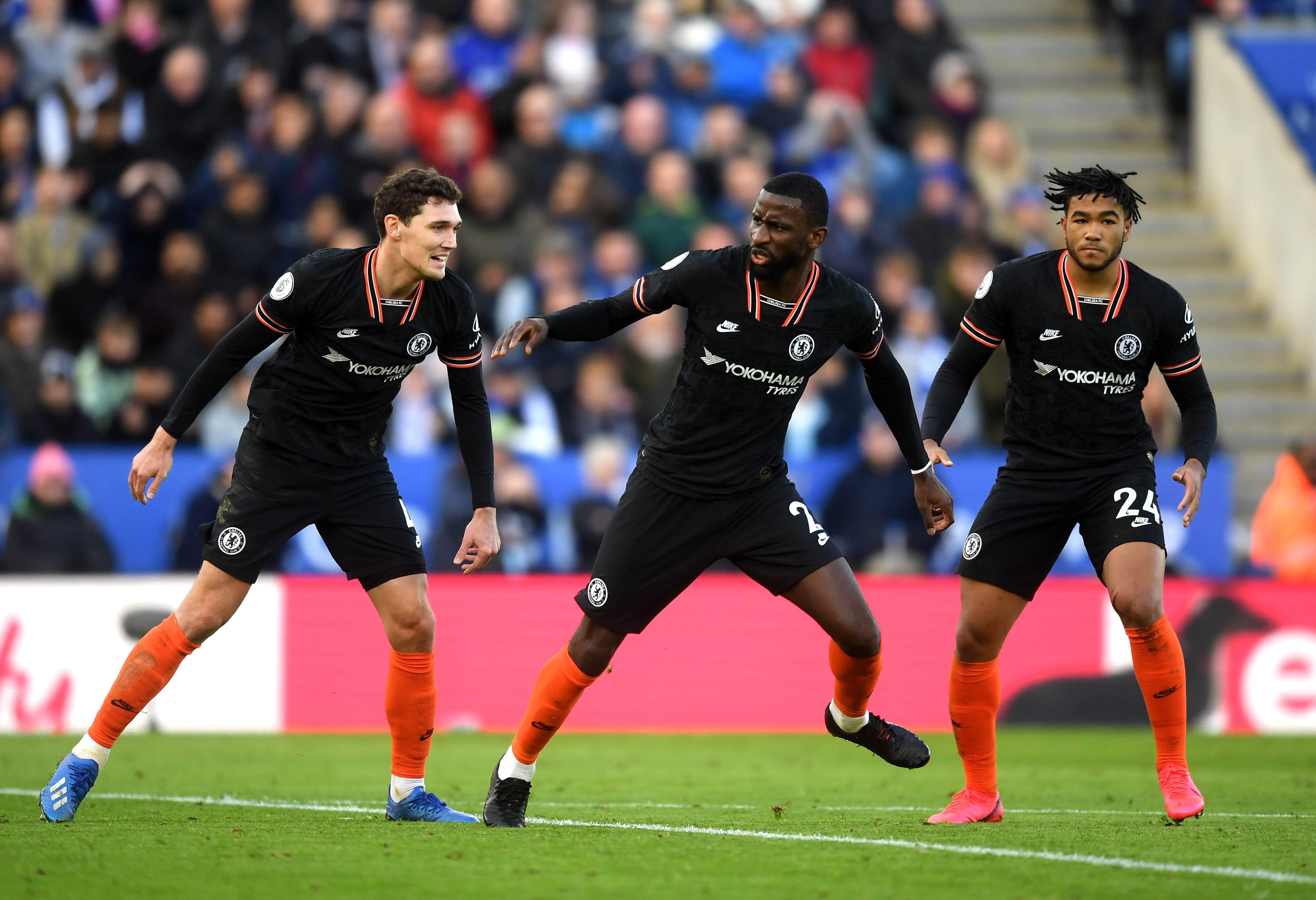 Antonio Rudiger could partner Andreas Christensen at the heart of the Chelsea defence against Crystal Palace. (Photo by Michael Regan/Getty Images)