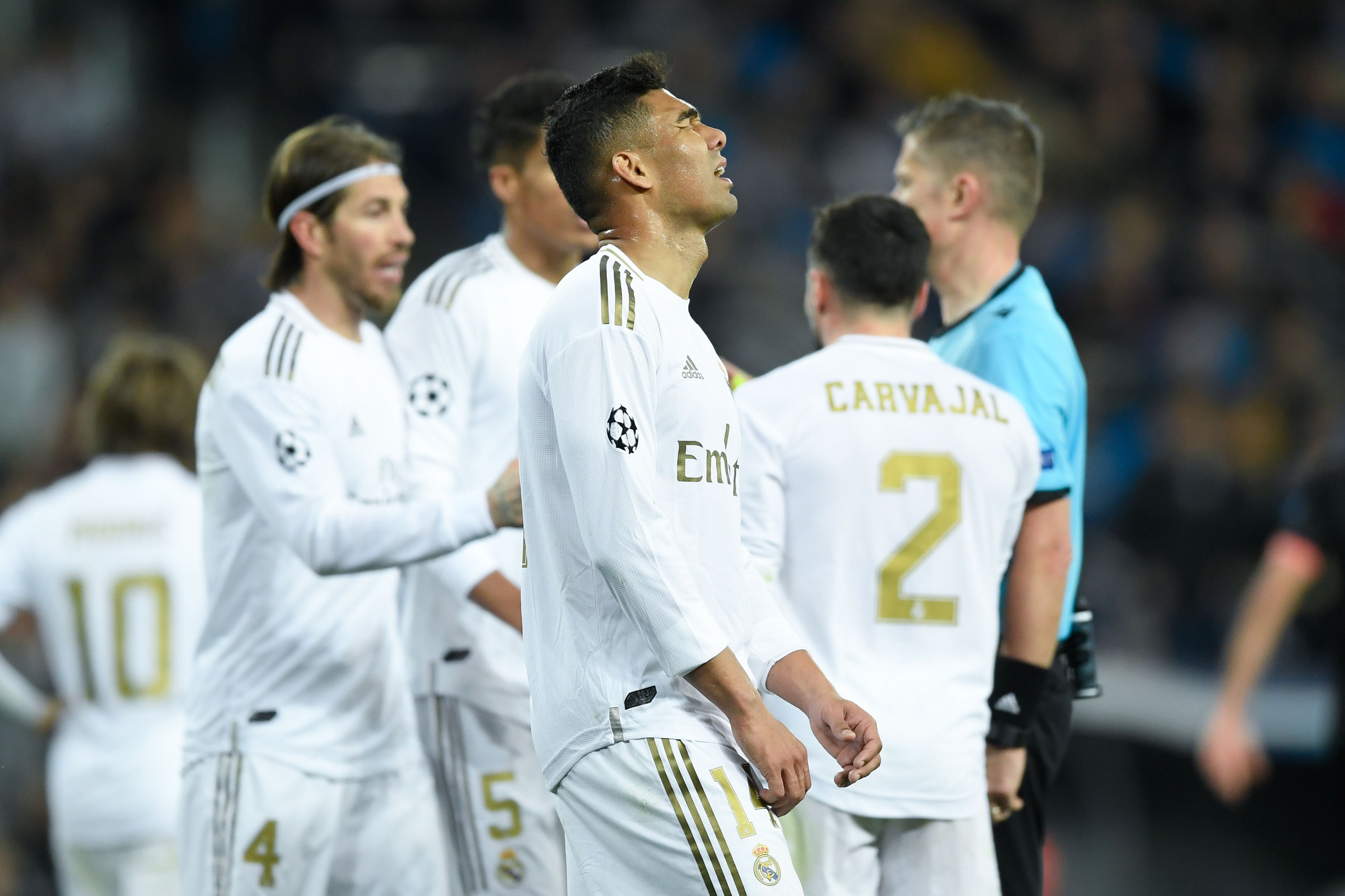 Real Madrid were slipping before the break enforced by the coronavirus outbreak. (Photo by Oscar del Pozo/AFP via Getty Images)