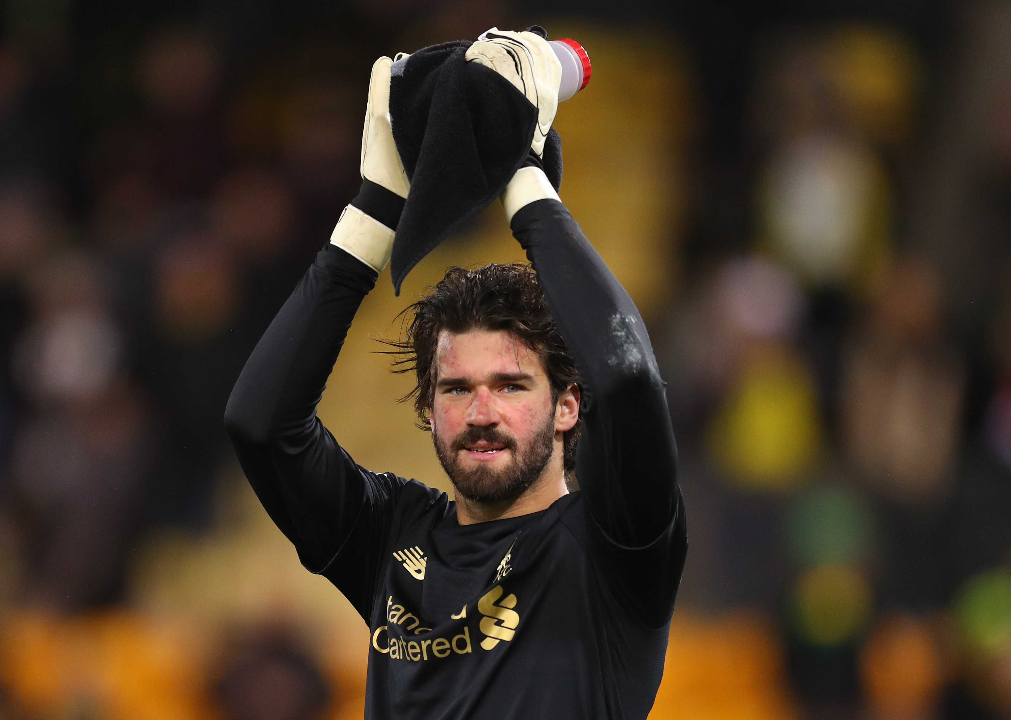 Alisson ruled out for Liverpool. (Photo by Catherine Ivill/Getty Images)