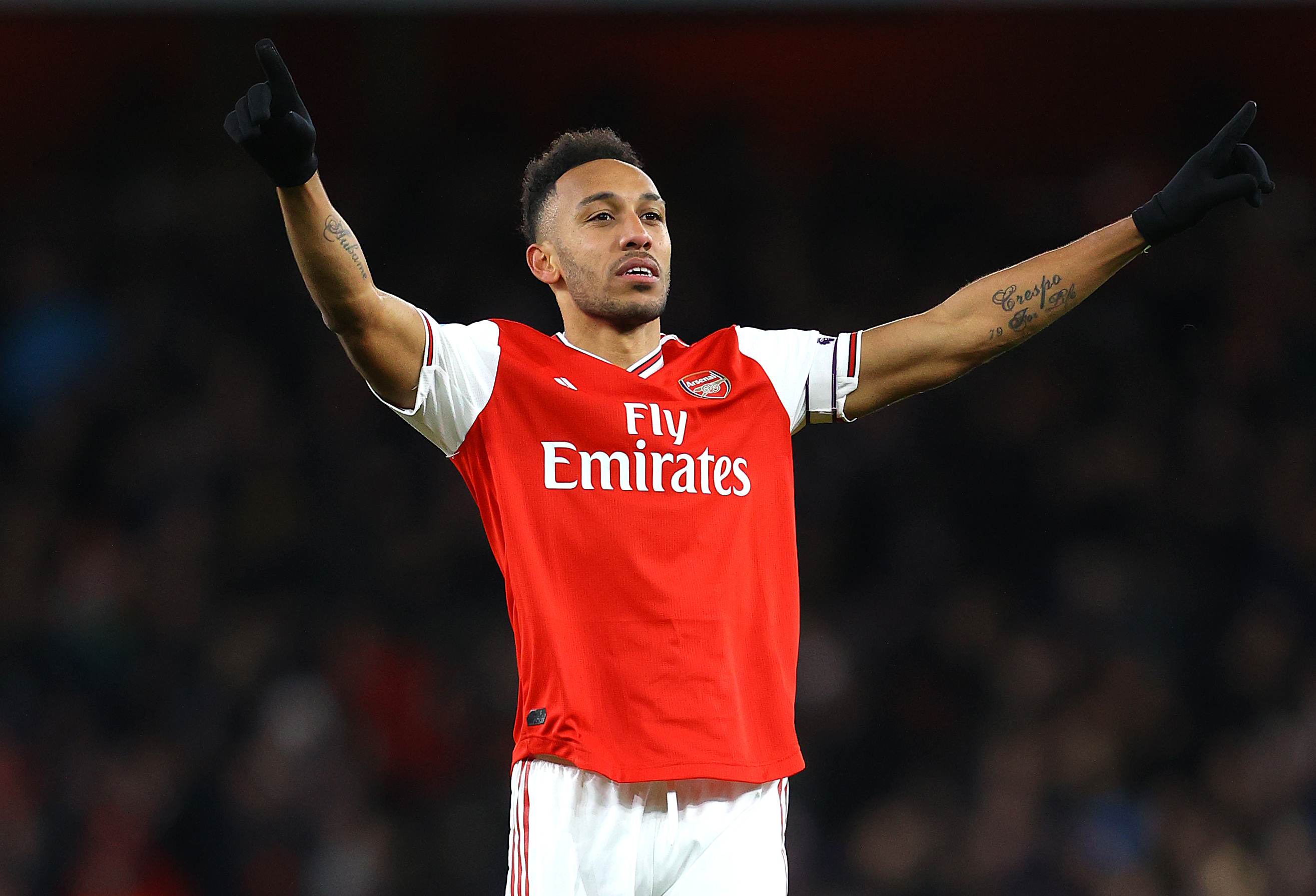 Pierre-Emerick Aubameyang could once again miss out due to personal reasons. (Photo by Richard Heathcote/Getty Images)