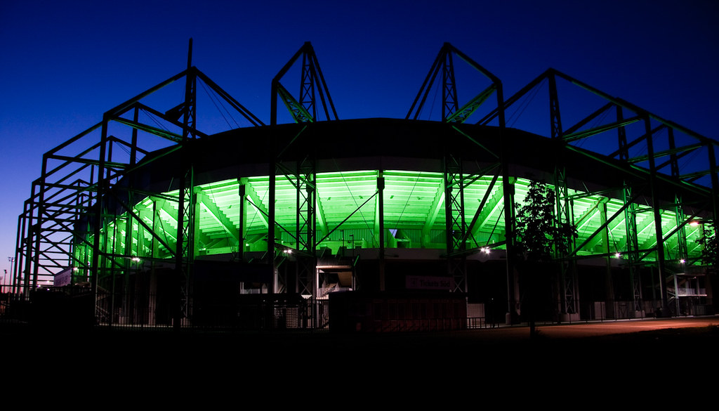 Borussia Monchengladbach stadium Nordpark Stadion. (Photo by Sourcecoda/Flickr)